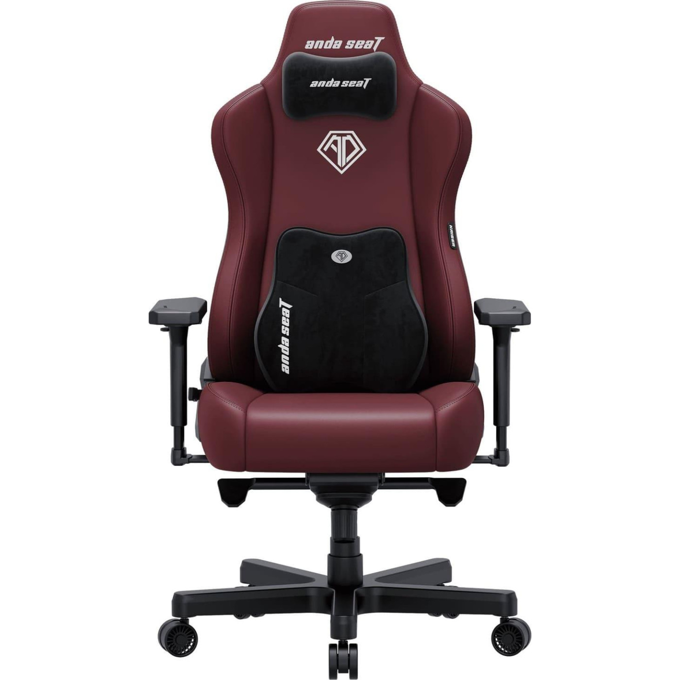 Ігрове крісло Anda Seat Kaiser 3E Maroon PVC Size XL (AD23YC-XL-09-A-PV/C-A01)