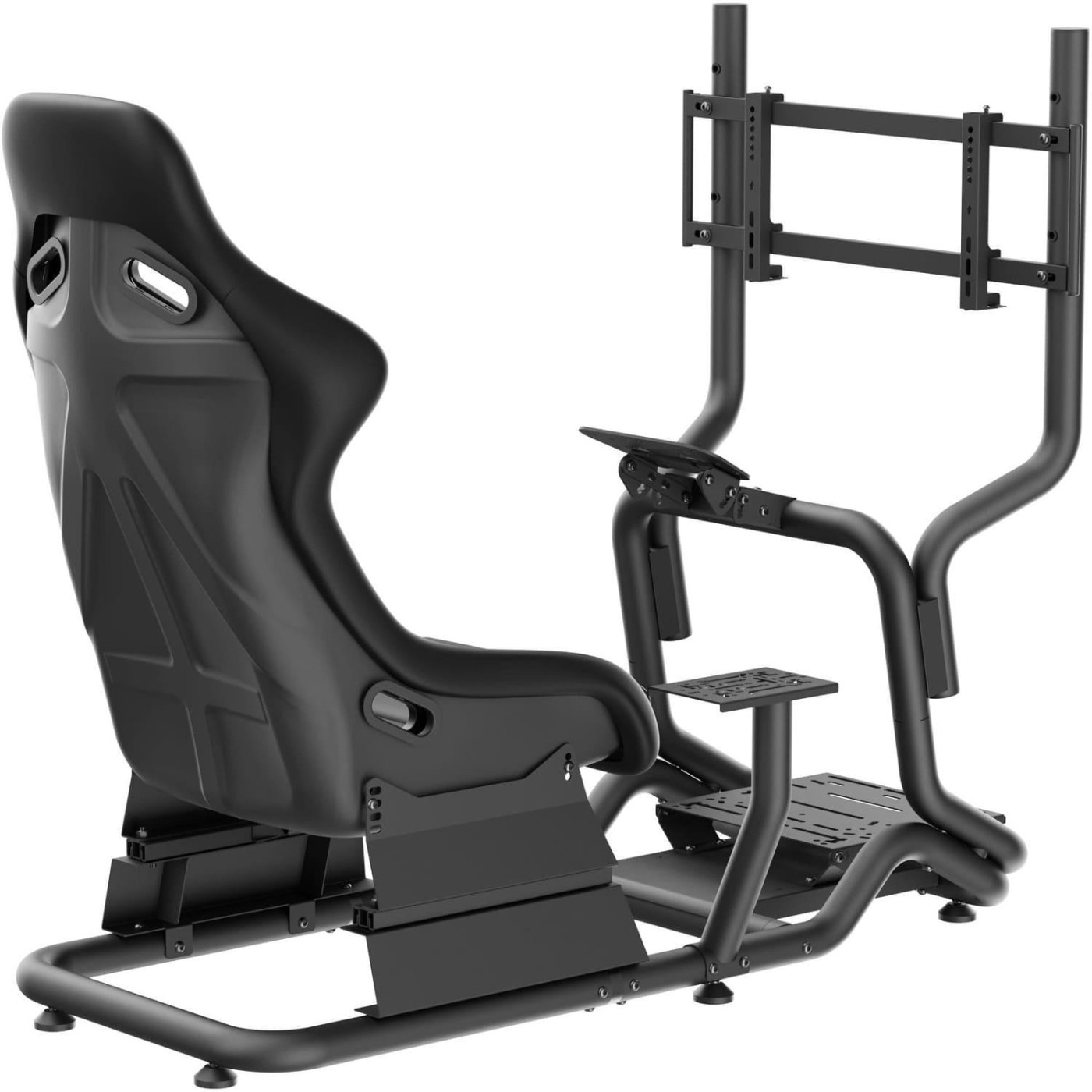 Игровое кресло AGN AGN07-BS-KP01 кокпит с креплением для руля, монитора, педалей и коробки передач Black (AGN07-BS-KP01)