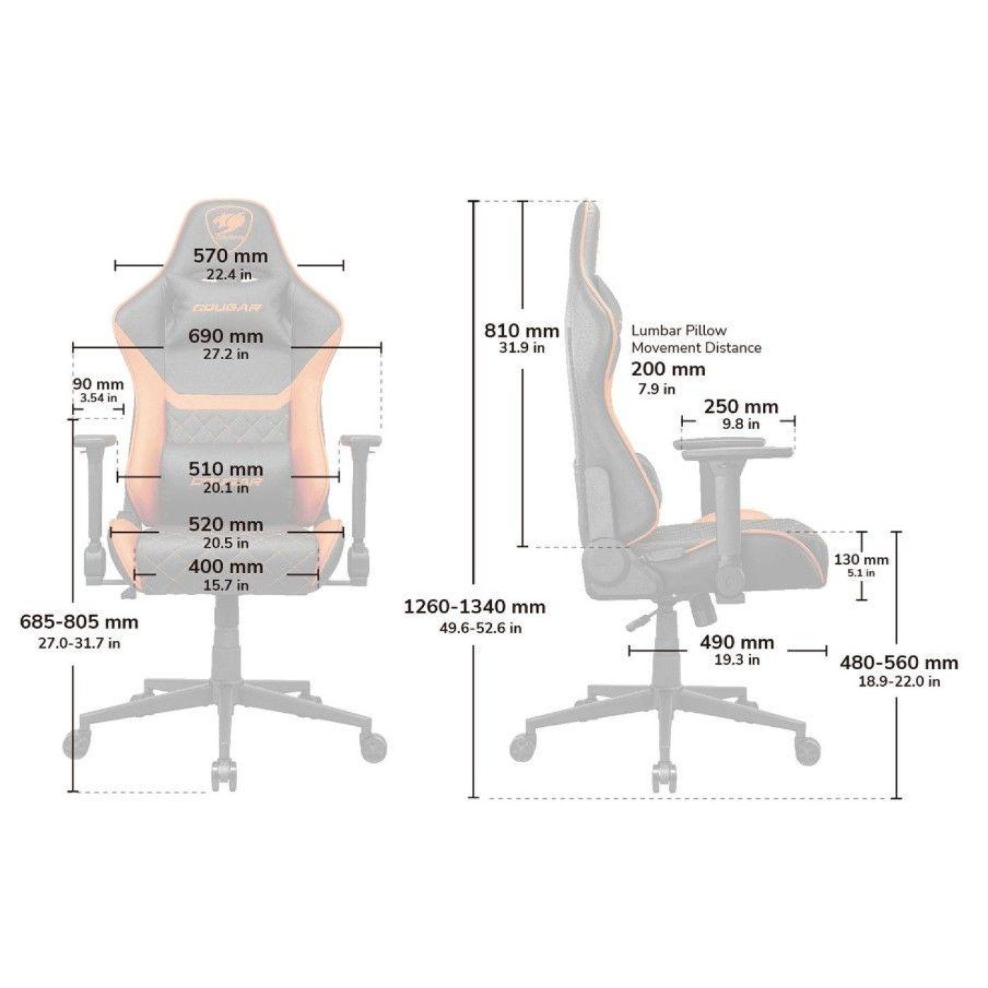 Игровое кресло Cougar Armor One V2 F (Armor One V2 F) U1