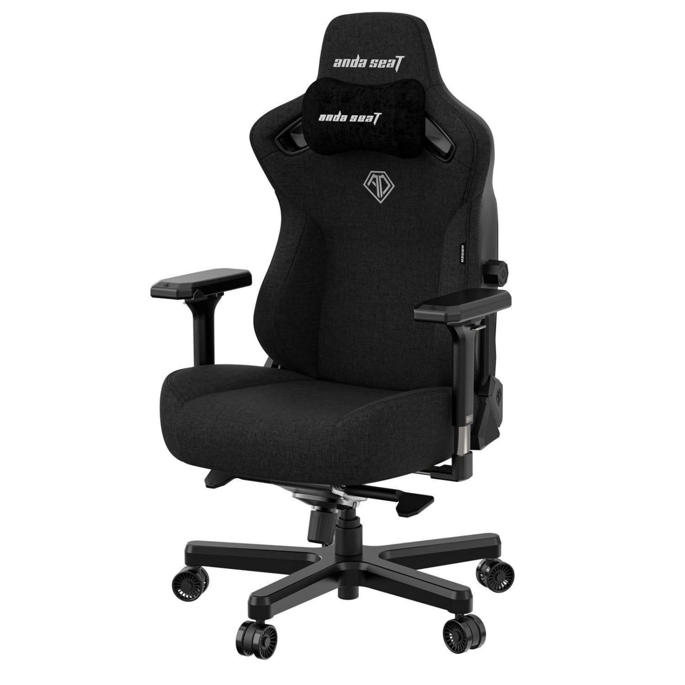 Ігрове крісло Anda Seat Kaiser 3 L Black Fabric (AD12YDC-L-01-B-CF)