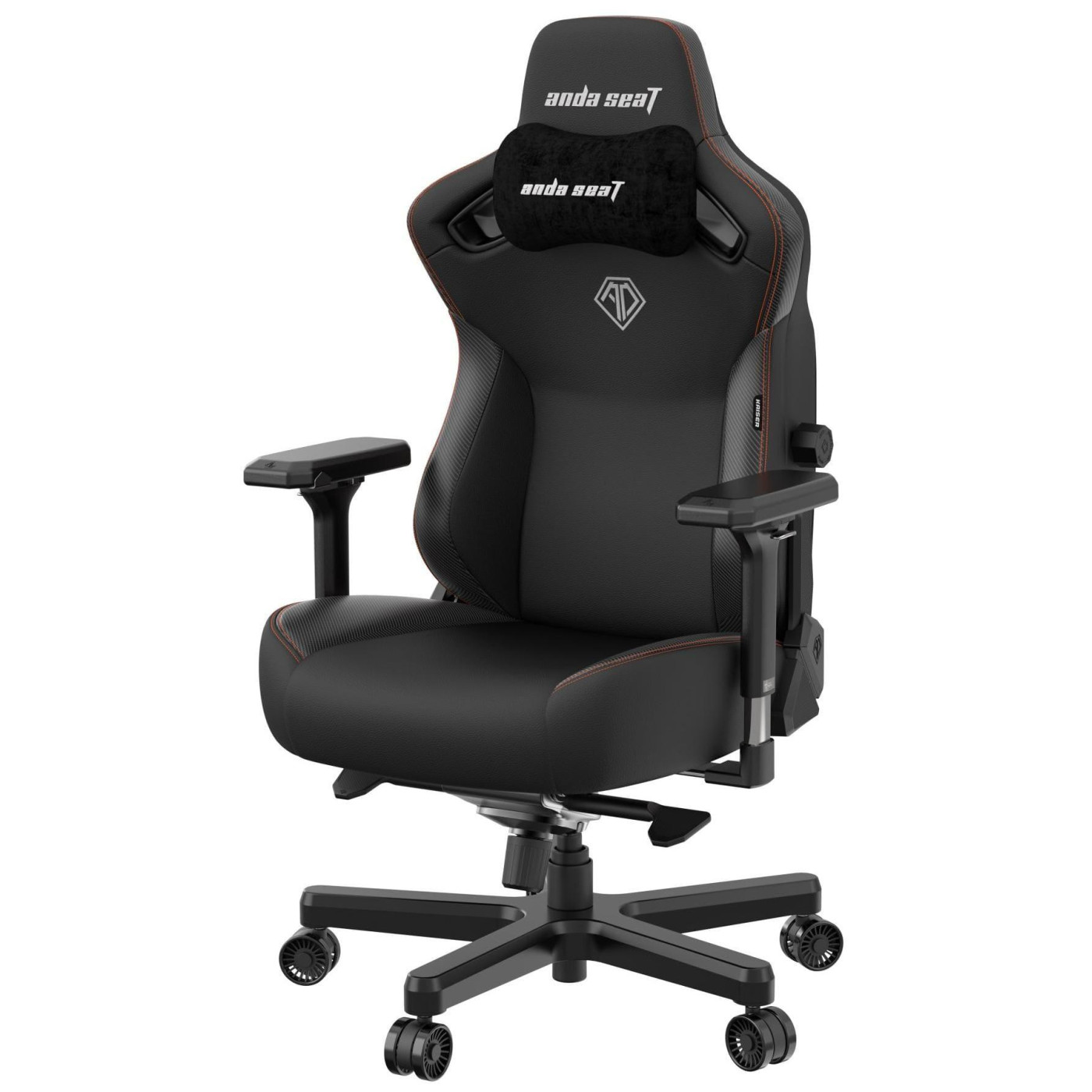 Игровое кресло Anda Seat Kaiser 3 L Black (AD12YDC-L-01-B-PV/C)