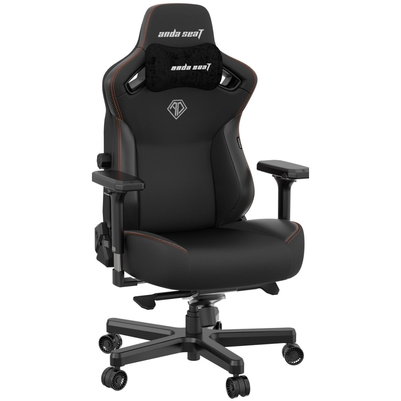 Игровое кресло Anda Seat Kaiser 3 L Black (AD12YDC-L-01-B-PV/C)