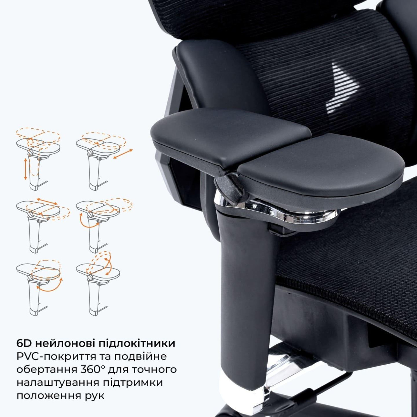 Ігрове крісло GamePro EDGE GC820MB Black (GC820MB)