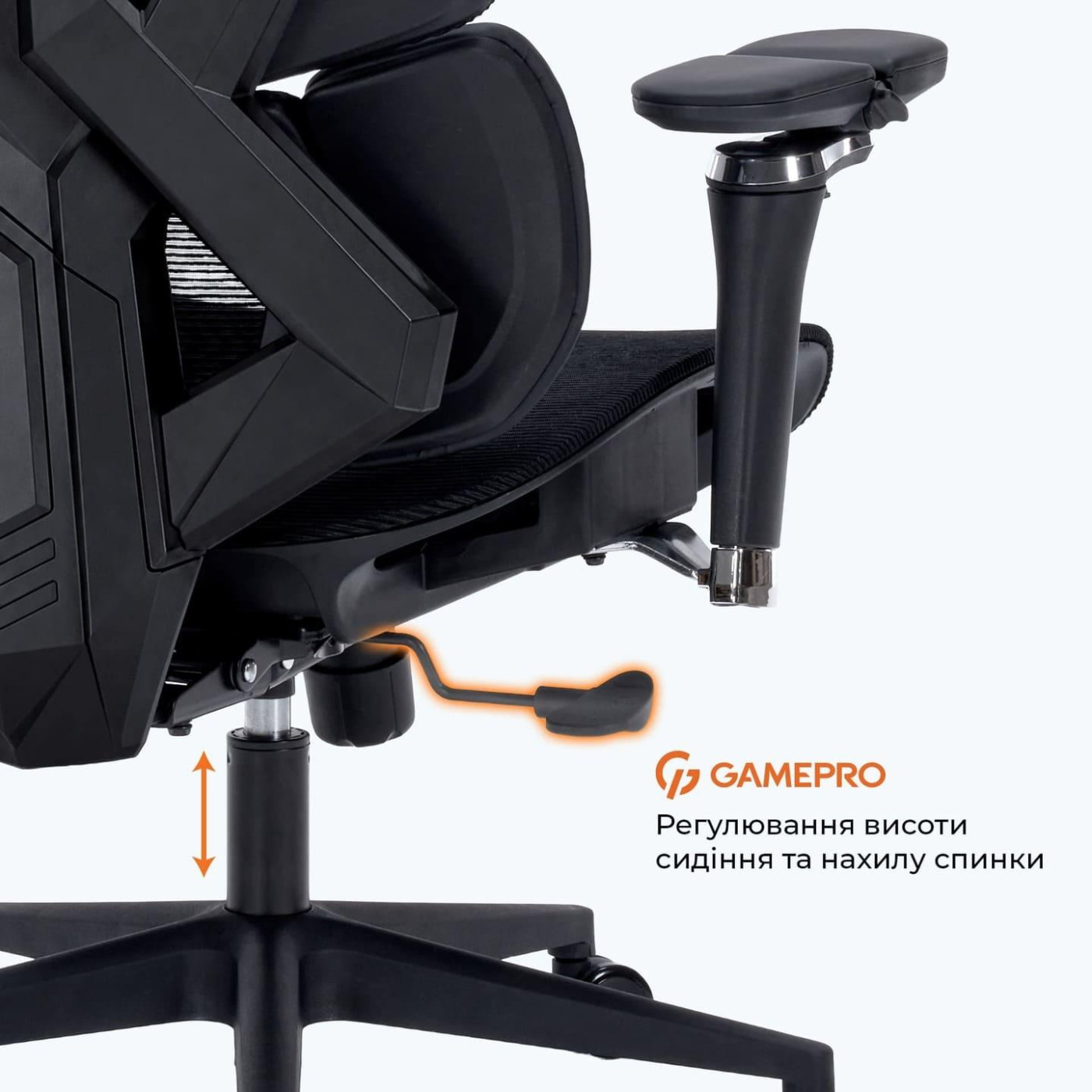 Ігрове крісло GamePro EDGE GC820MB Black (GC820MB)
