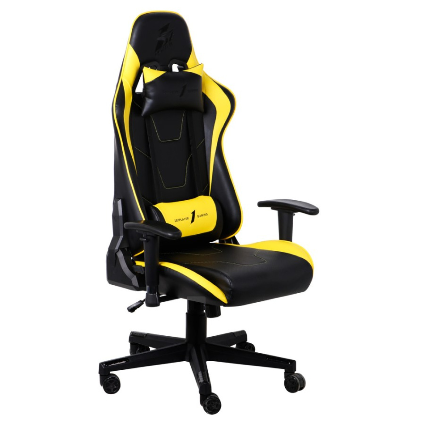 Игровое кресло 1stPlayer FK2 Black-Yellow (FK2-BKYE)