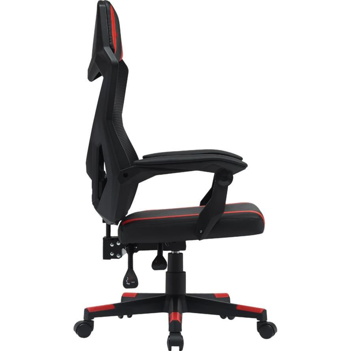 Ігрове крісло Canyon Flow MCH01 Mesh Black Red (CNE-MCH01R)