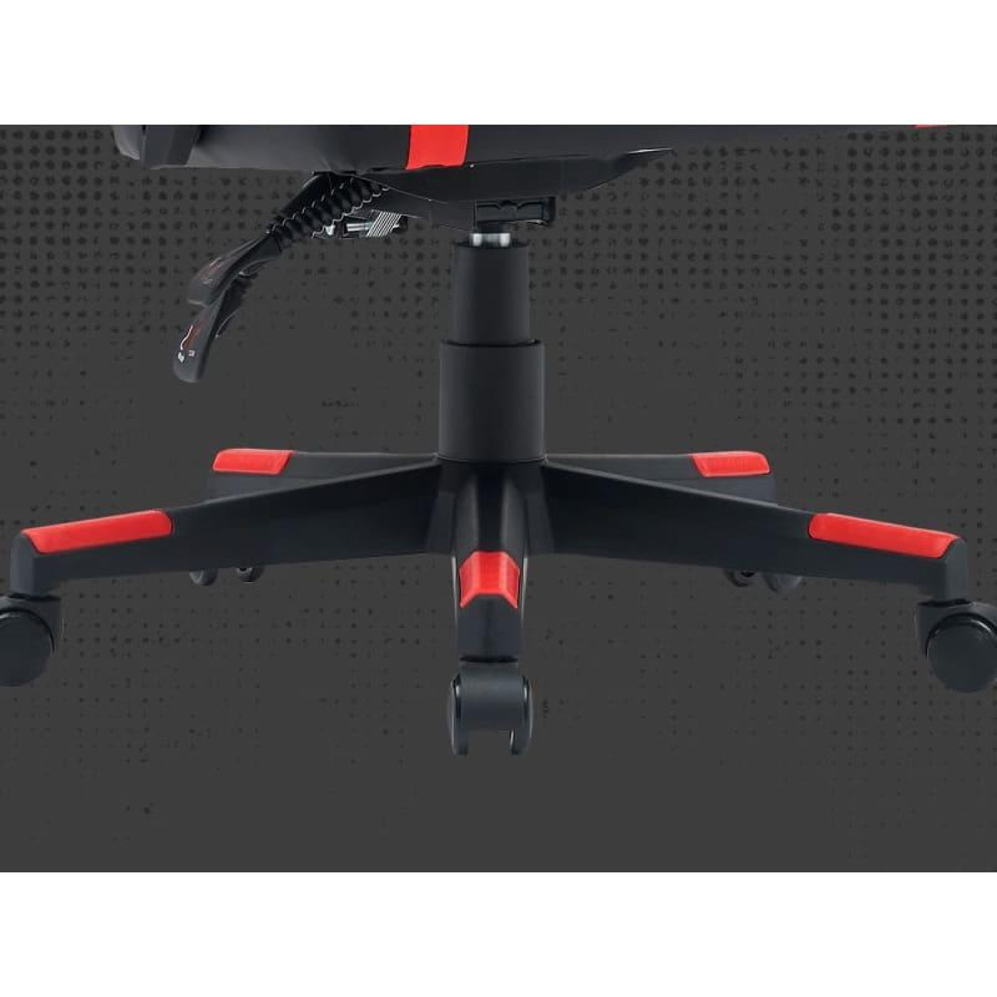 Ігрове крісло Canyon Flow MCH01 Mesh Black Red (CNE-MCH01R)