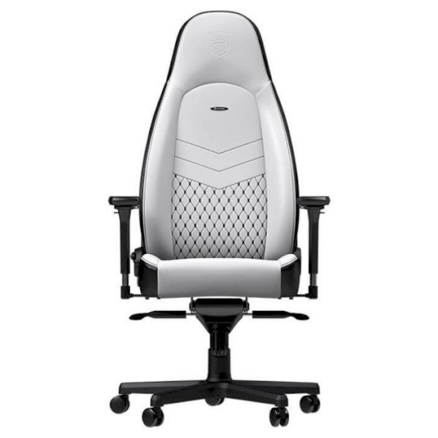 Игровое кресло NOBLECHAIRS ICON White/Black (NBL-ICN-PU-WBK)