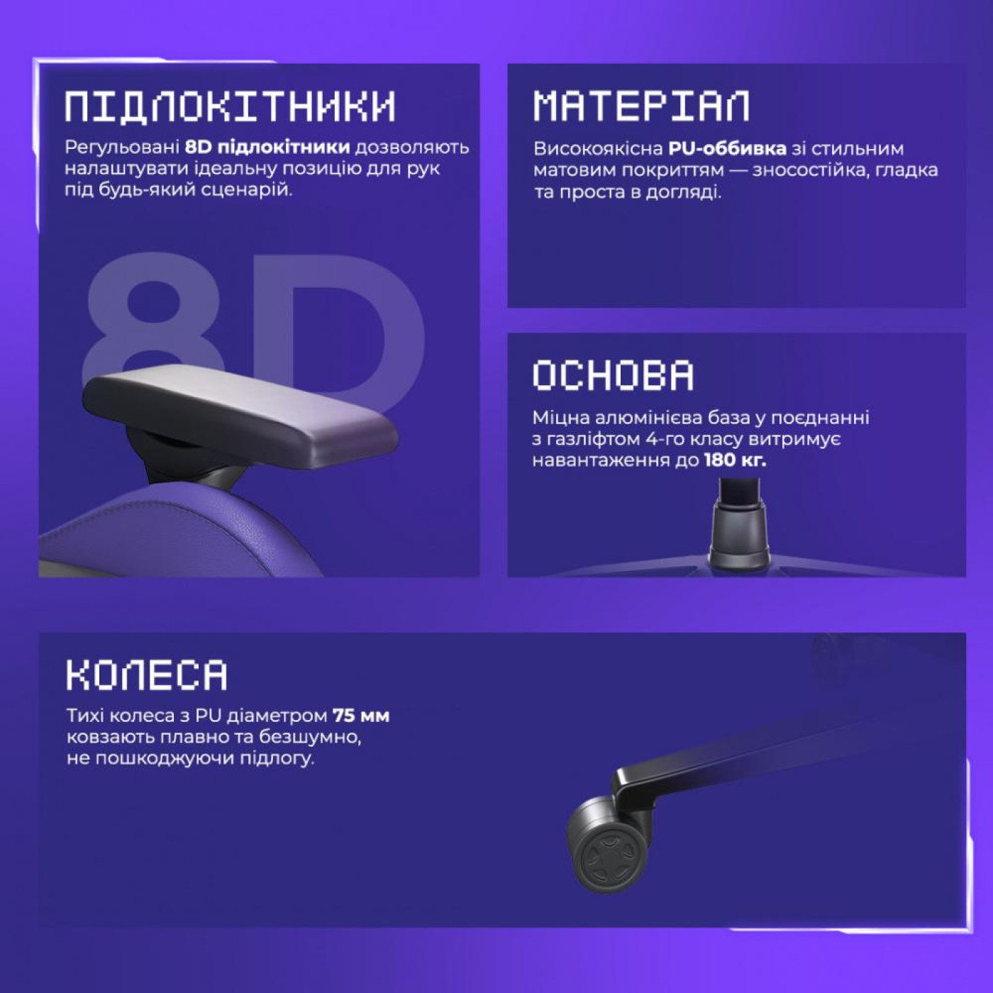 Игровое кресло Proove Gaming Major Black (GCMJ0001001)