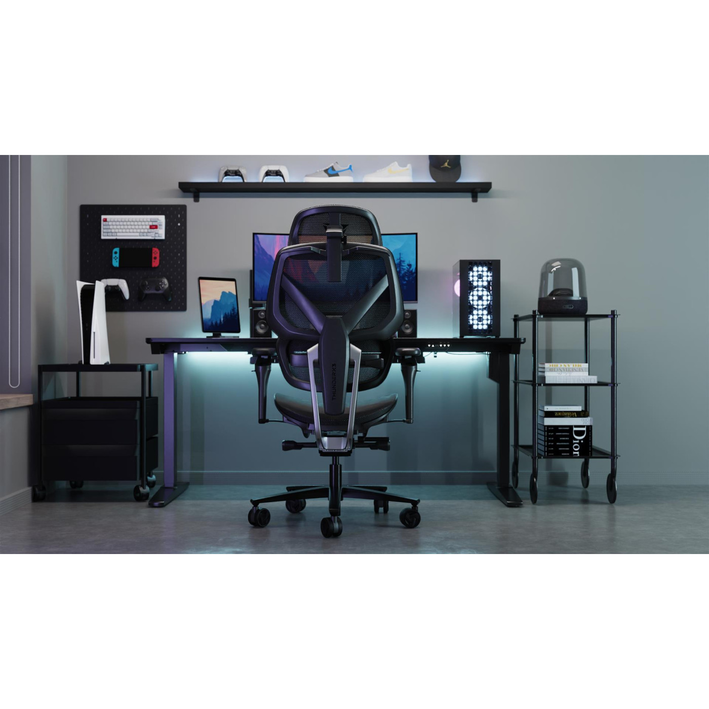 Игровое кресло TX3 Flex Pro Mesh Black (TEGC-3076101.12)