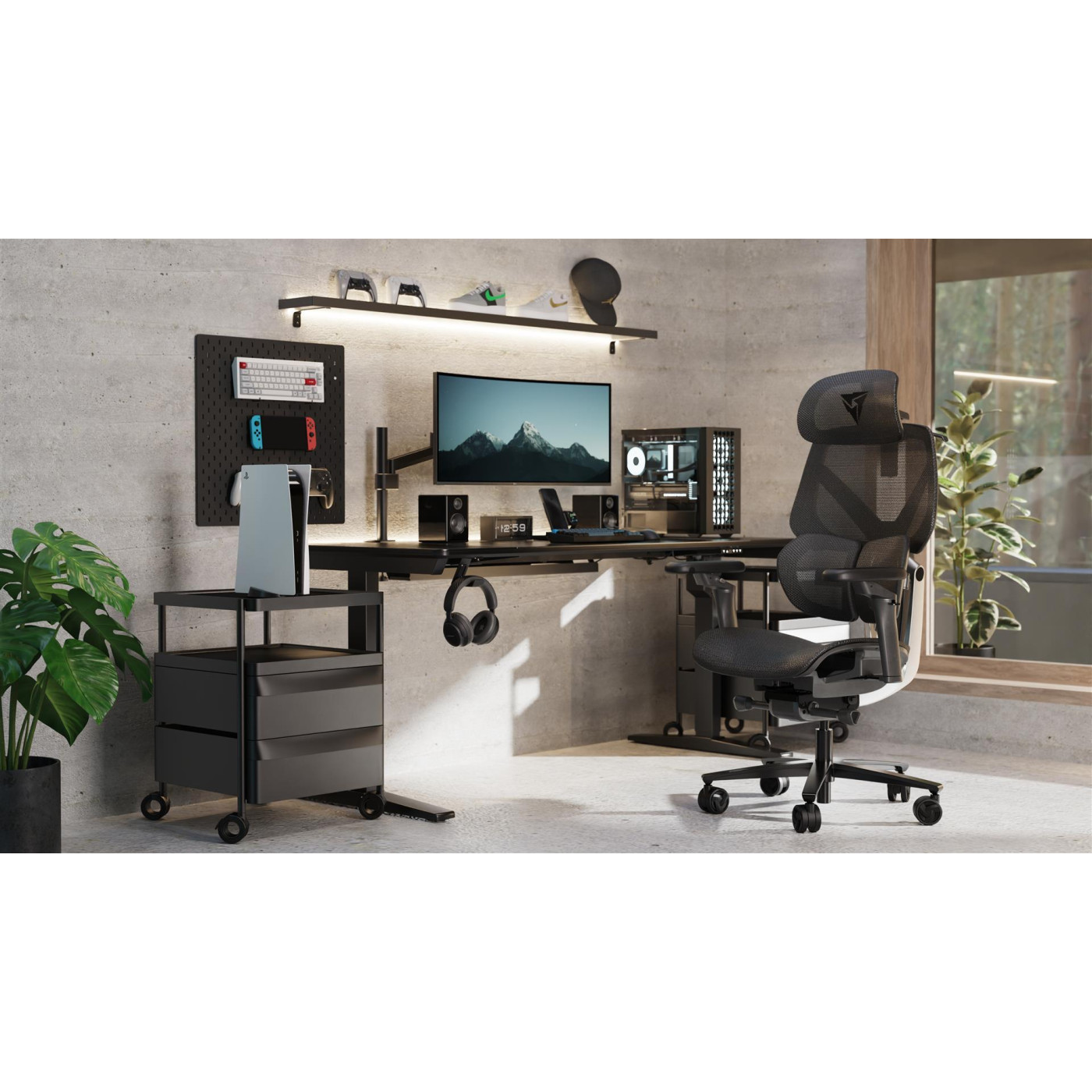 Игровое кресло TX3 Flex Pro Mesh Black (TEGC-3076101.12)