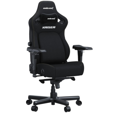 Игровое кресло Anda Seat Kaiser 4 Size XL Black Linen Fabric (AD12YDDC-XLL-20-B-CF)
