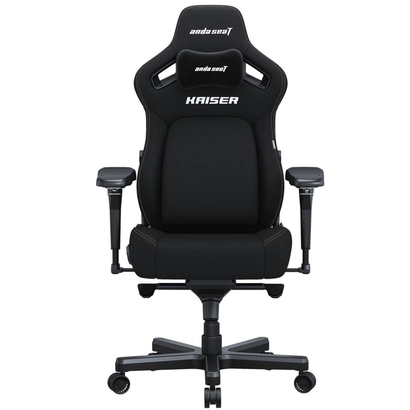 Игровое кресло Anda Seat Kaiser 4 Size XL Black Linen Fabric (AD12YDDC-XLL-20-B-CF)