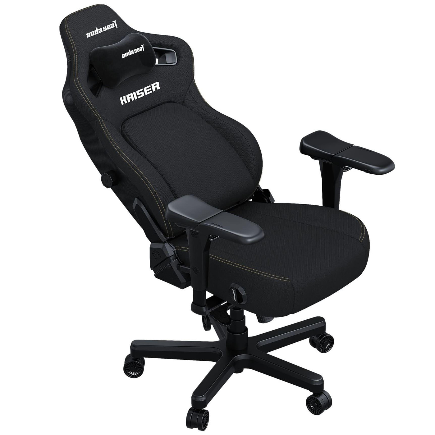 Игровое кресло Anda Seat Kaiser 4 Size XL Black Linen Fabric (AD12YDDC-XLL-20-B-CF)