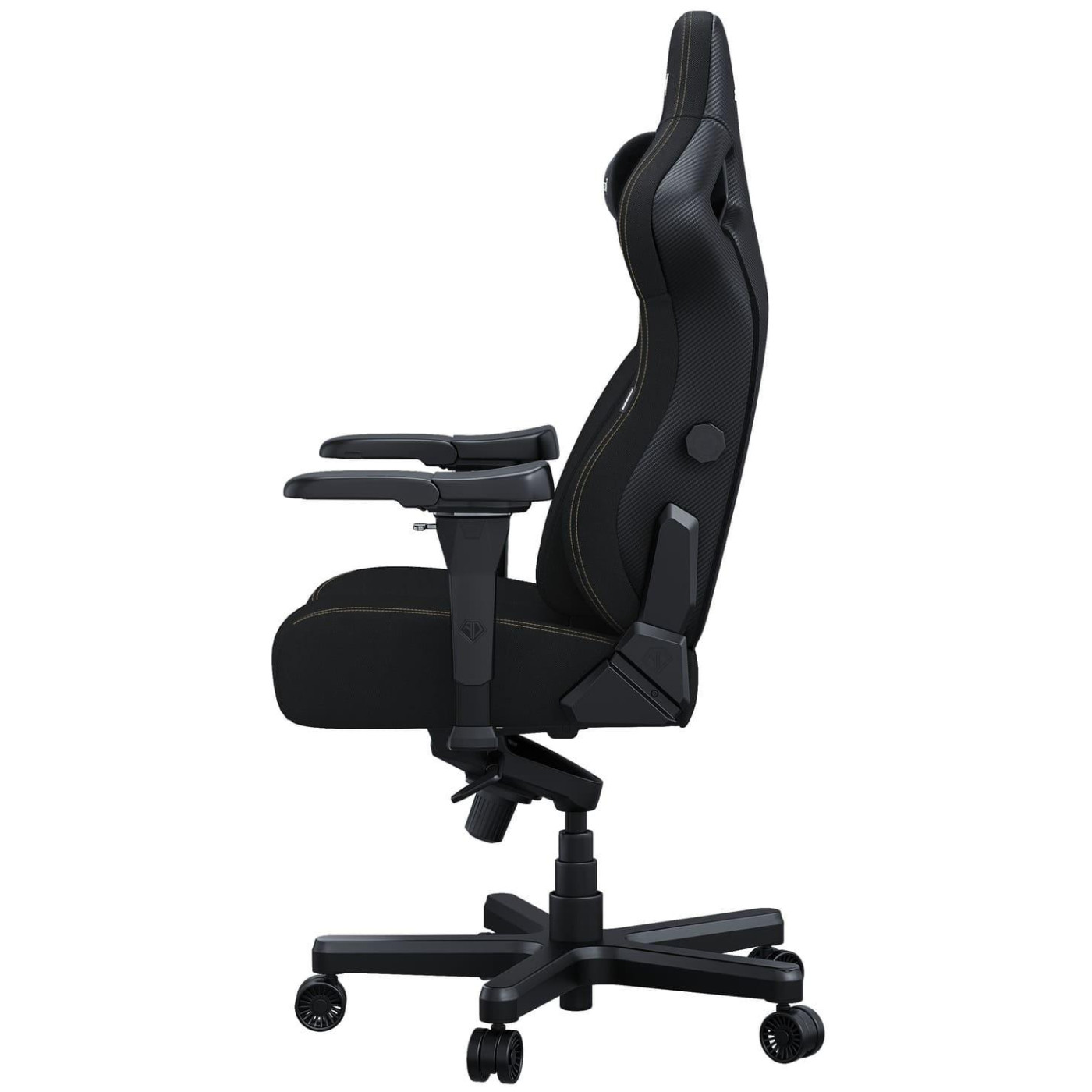 Игровое кресло Anda Seat Kaiser 4 Size XL Black Linen Fabric (AD12YDDC-XLL-20-B-CF)
