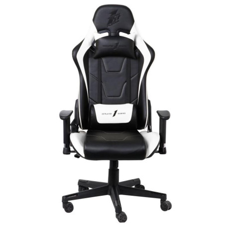 Игровое кресло 1stPlayer FK2 Black White (FK2-BKWH)