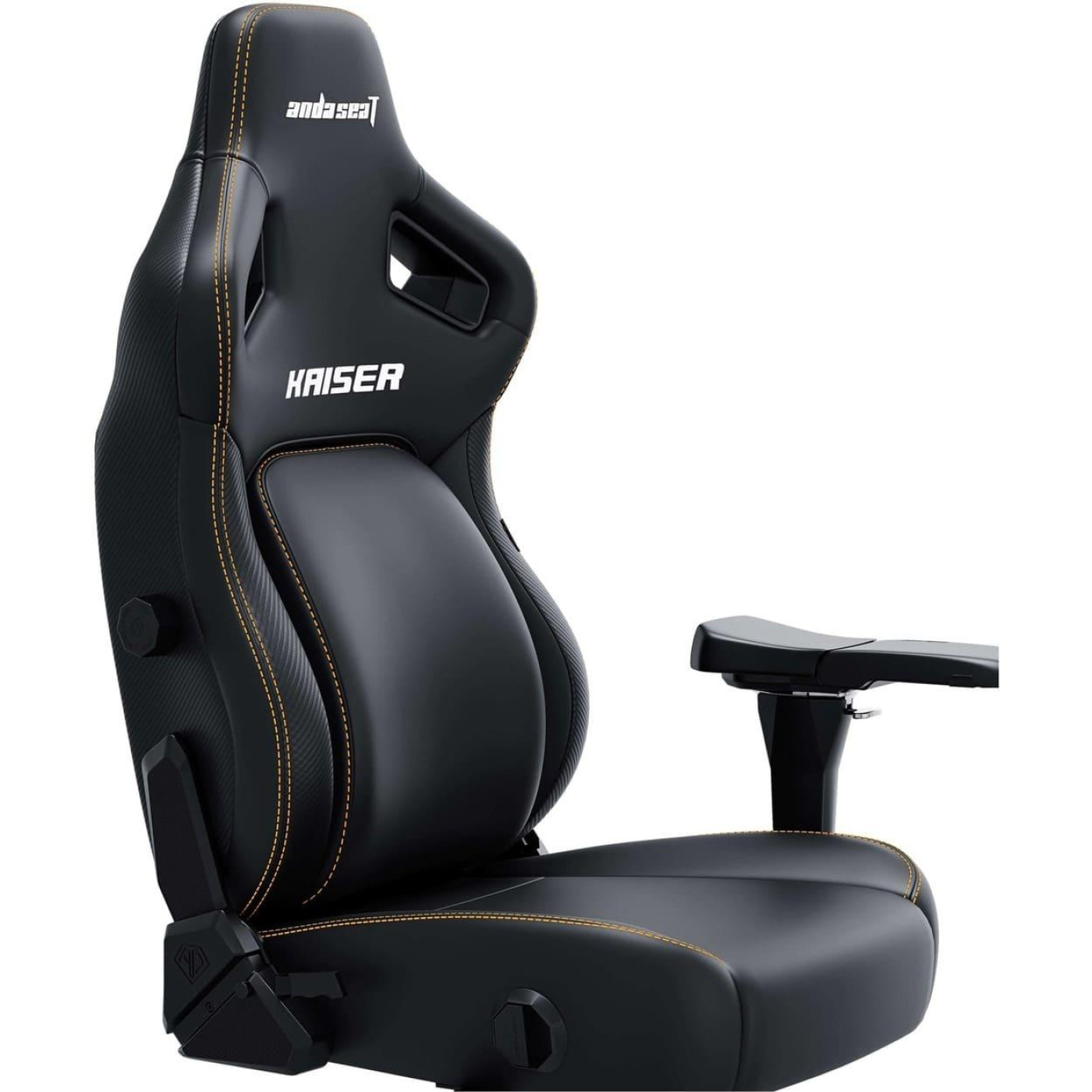 Игровое кресло Anda Seat Kaiser 4 Size L Black PVC (AD12YDDC-L-20-B-PV/C)