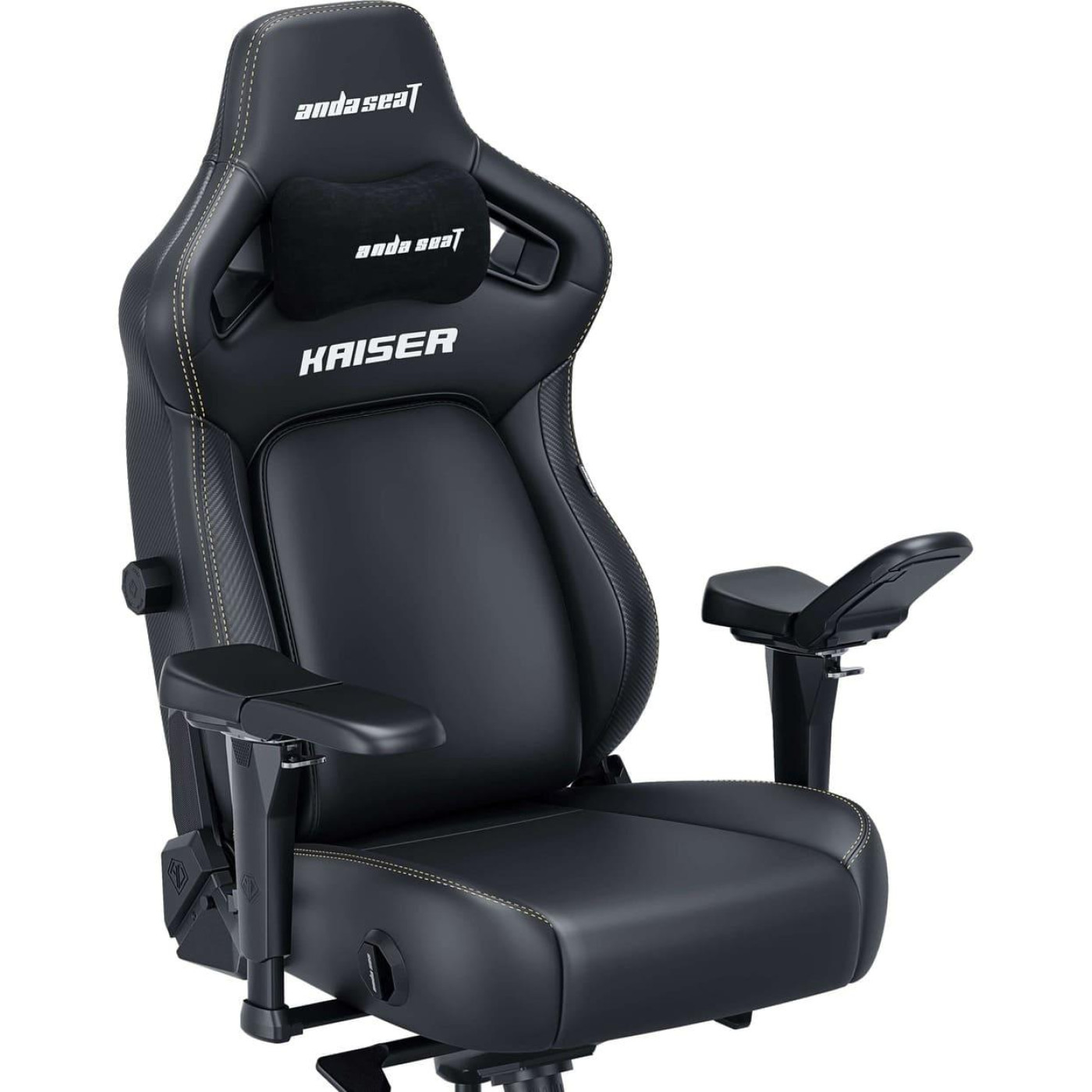 Игровое кресло Anda Seat Kaiser 4 Size L Black PVC (AD12YDDC-L-20-B-PV/C)