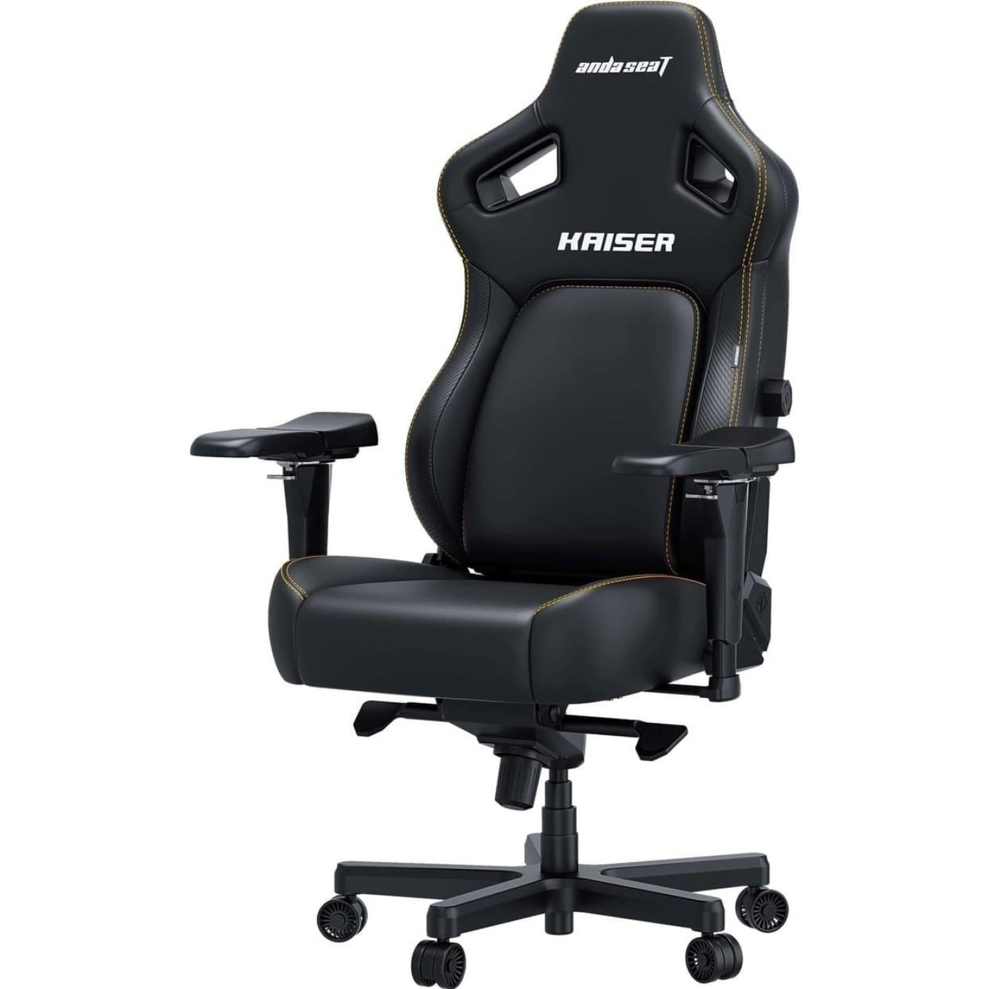 Игровое кресло Anda Seat Kaiser 4 Size L Black PVC (AD12YDDC-L-20-B-PV/C)