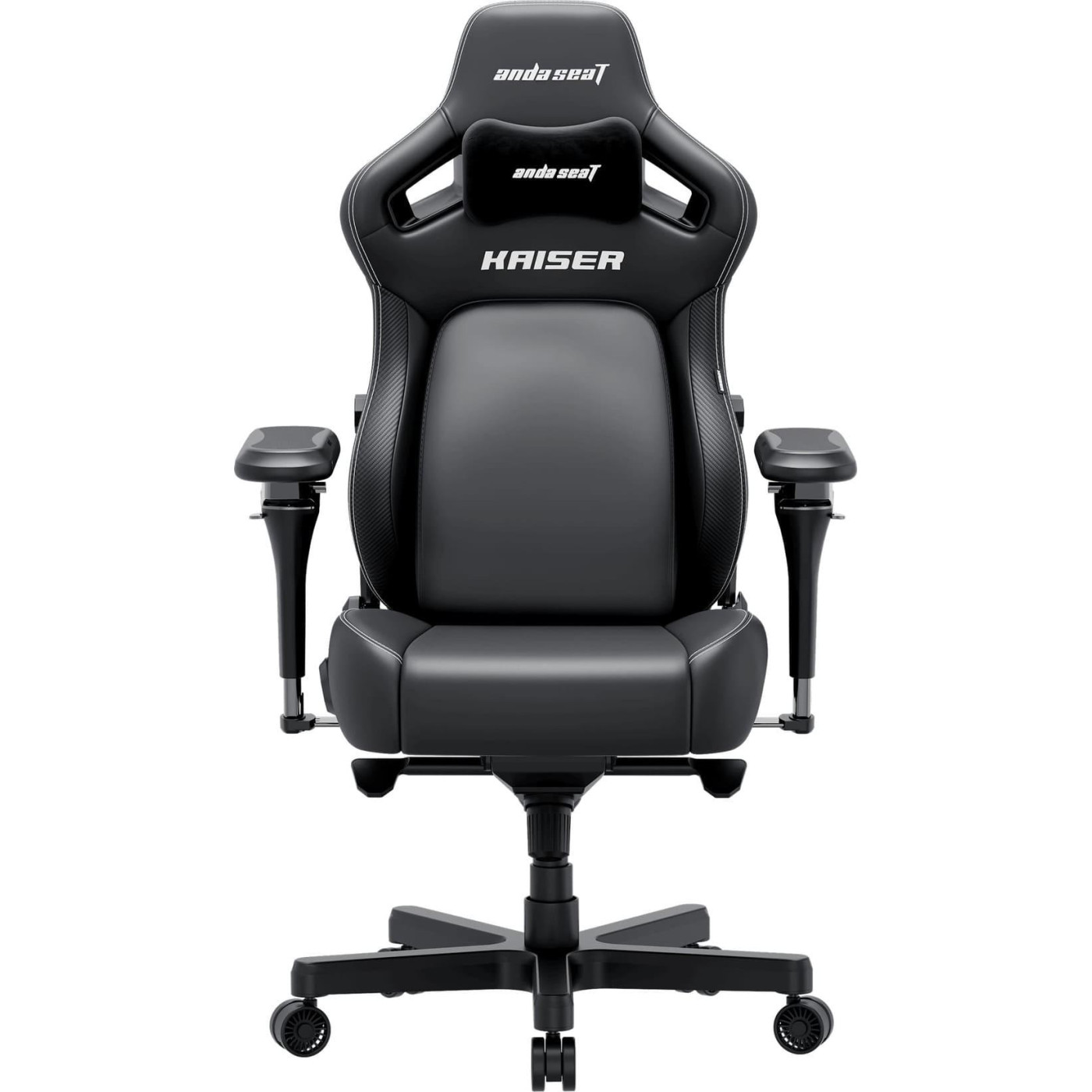 Игровое кресло Anda Seat Kaiser 4 V2 Elegant Black PVC Size XL (AD12YDDC-XLL-20-B-PV/C-03)