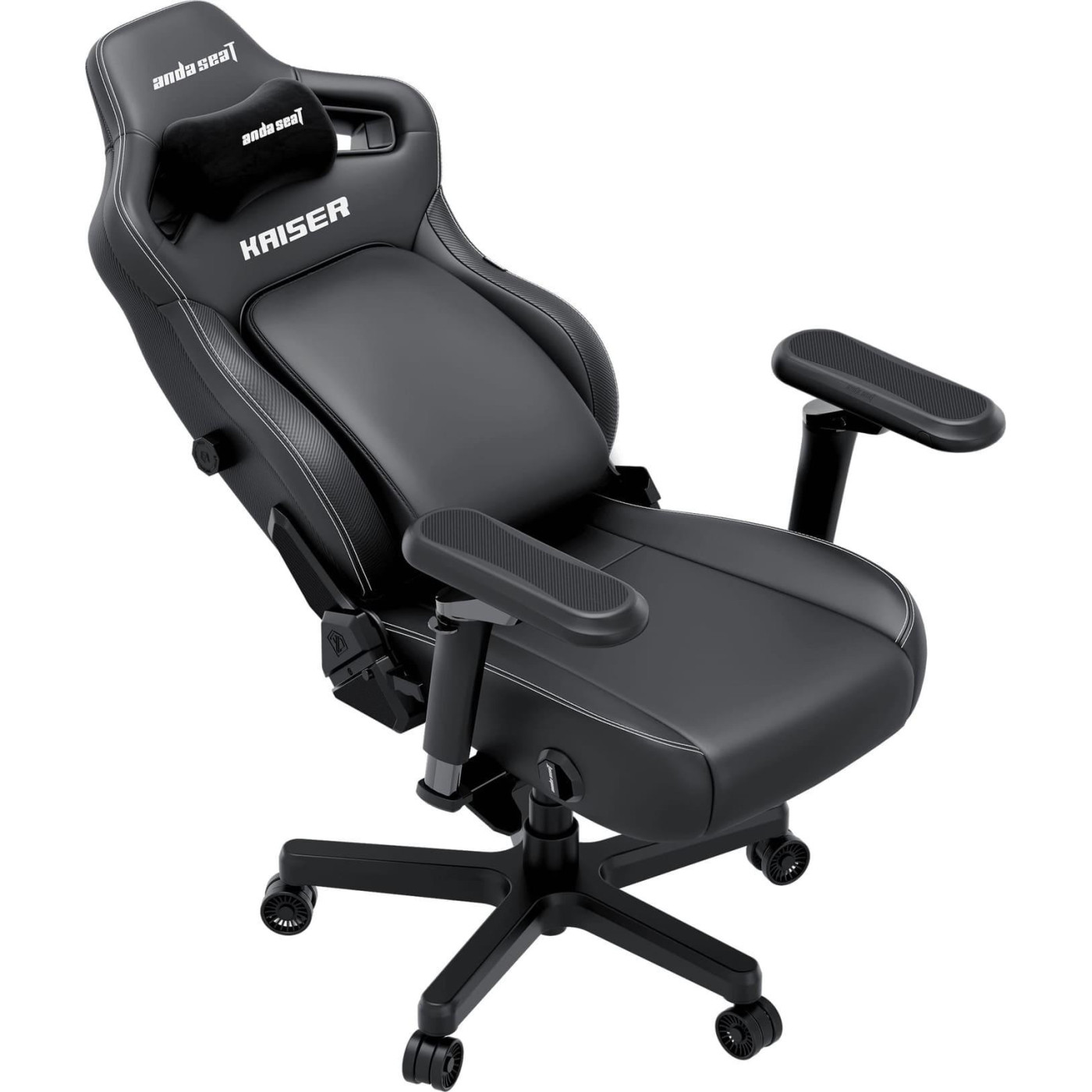 Игровое кресло Anda Seat Kaiser 4 V2 Elegant Black PVC Size XL (AD12YDDC-XLL-20-B-PV/C-03)