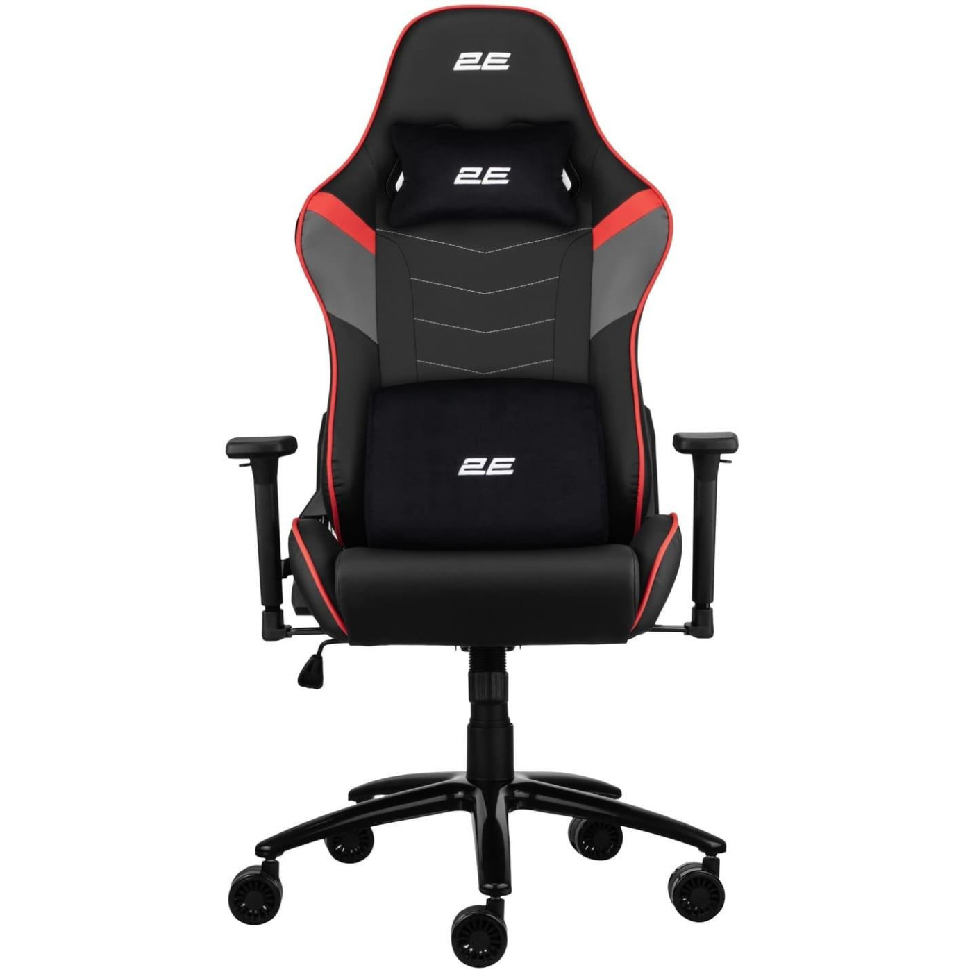 Ігрове крісло 2E Gaming Bushido II Black/Red (2E-GC-BUS-BKRD)
