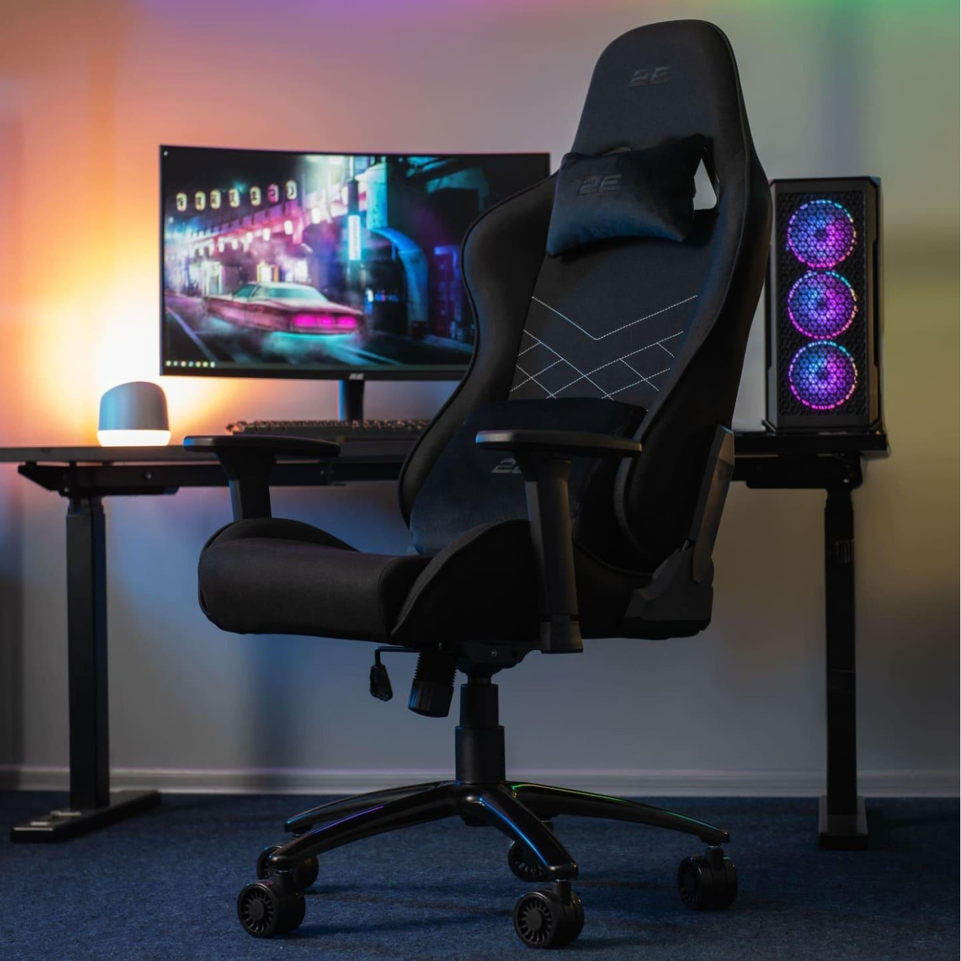 Ігрове крісло 2E Gaming Bushido II Dark Grey (2E-GC-BUS-GR)