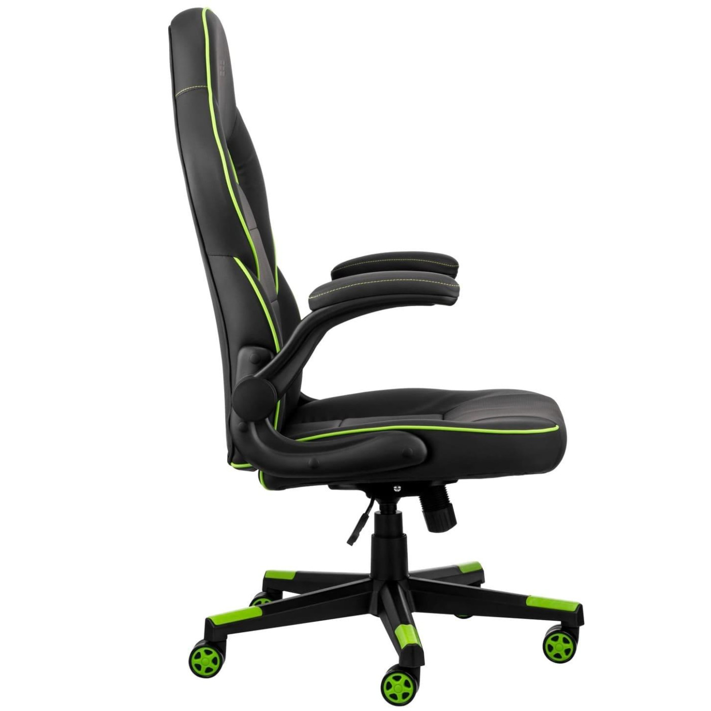 Ігрове крісло 2E Gaming Hebi Black/Green (2E-GC-HEB-BK)