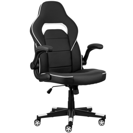 Ігрове крісло 2E Gaming Hebi Black/White (2E-GC-HEB-BKWT)