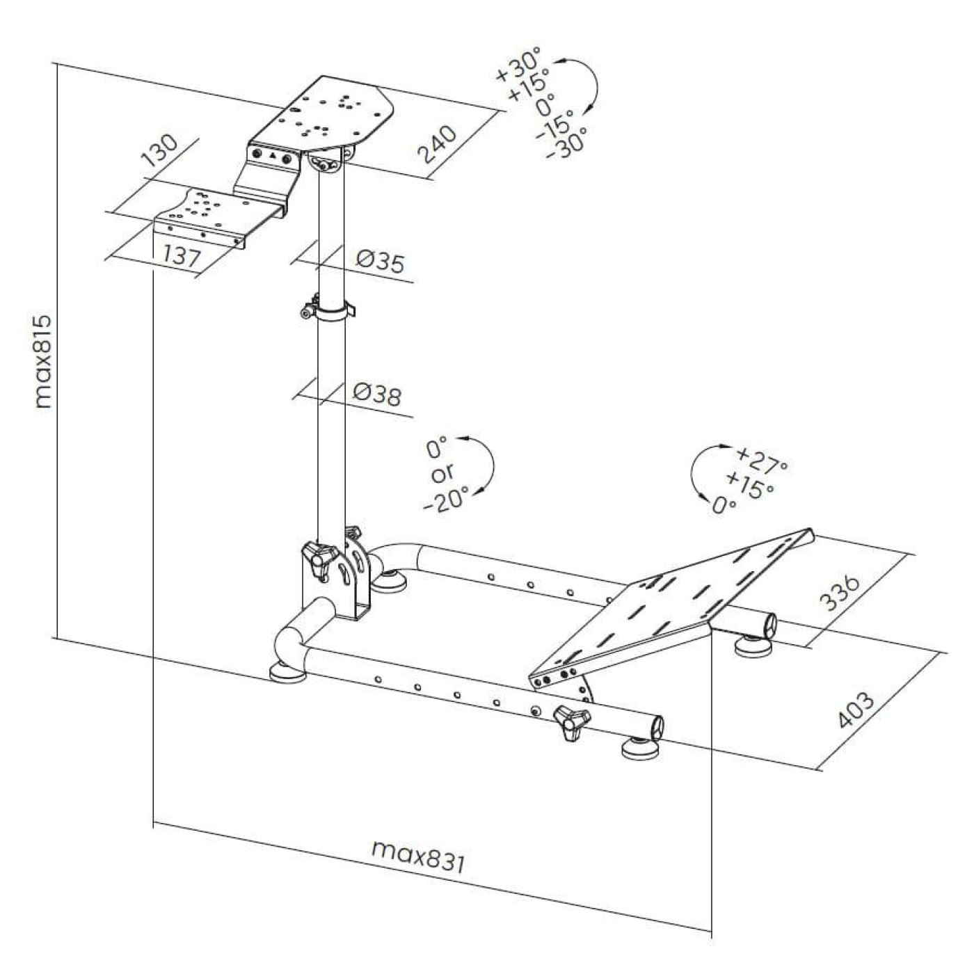 Игровое кресло GamePro RS021 (RS021)