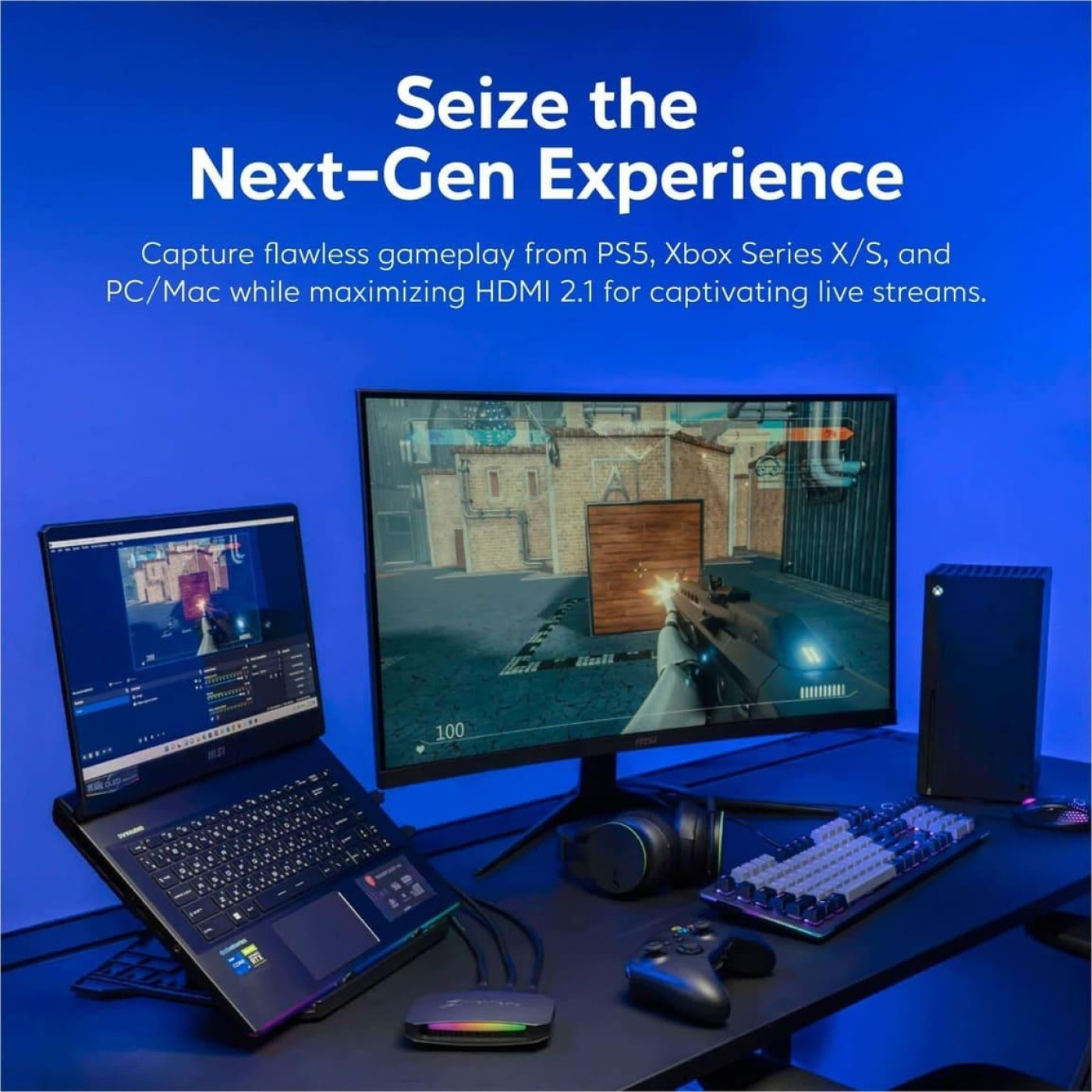 Устройство захвата видео AVerMedia GC553G2 ULTRA 2.1 RGB, 2160p144(pass-trought), 2160p60(record), чорний