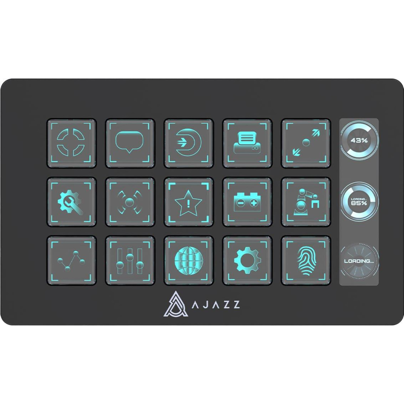 Контроллер Ajazz AKP153E Black (AKP153E-B)