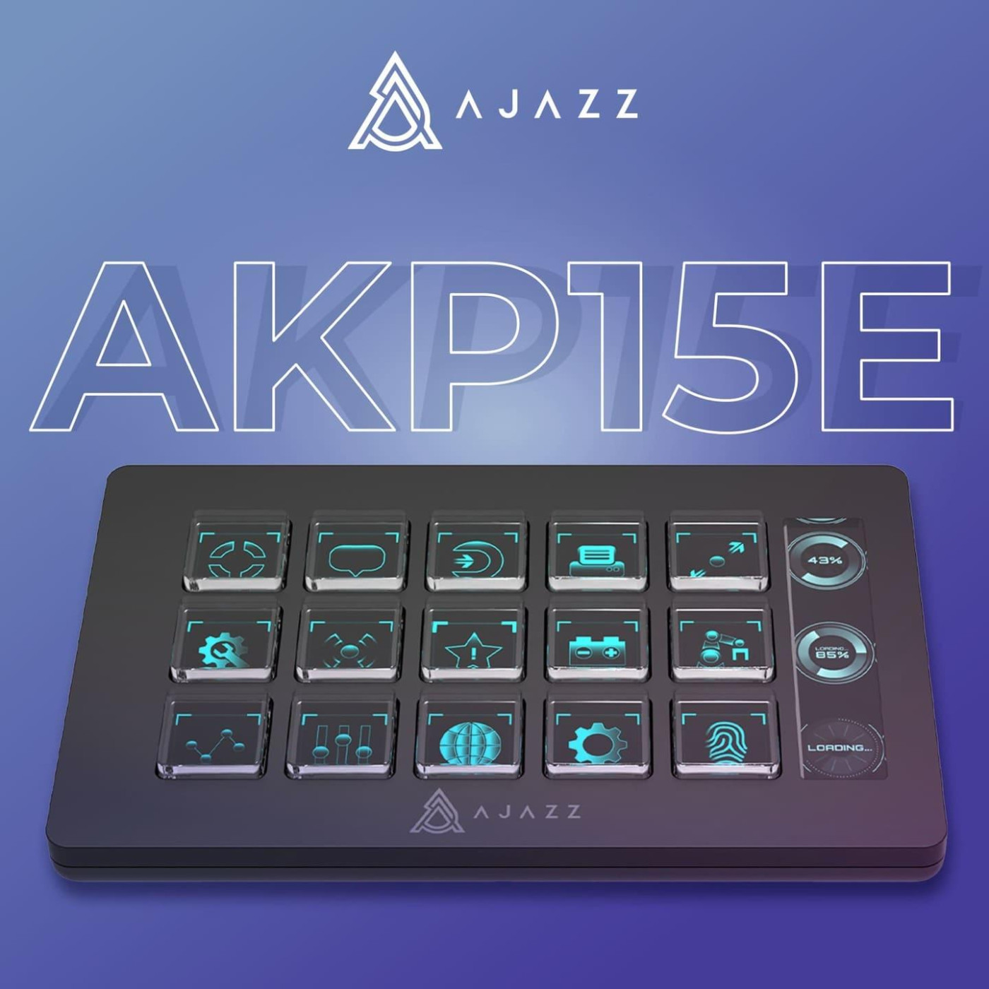 Контроллер Ajazz AKP153E Black (AKP153E-B)