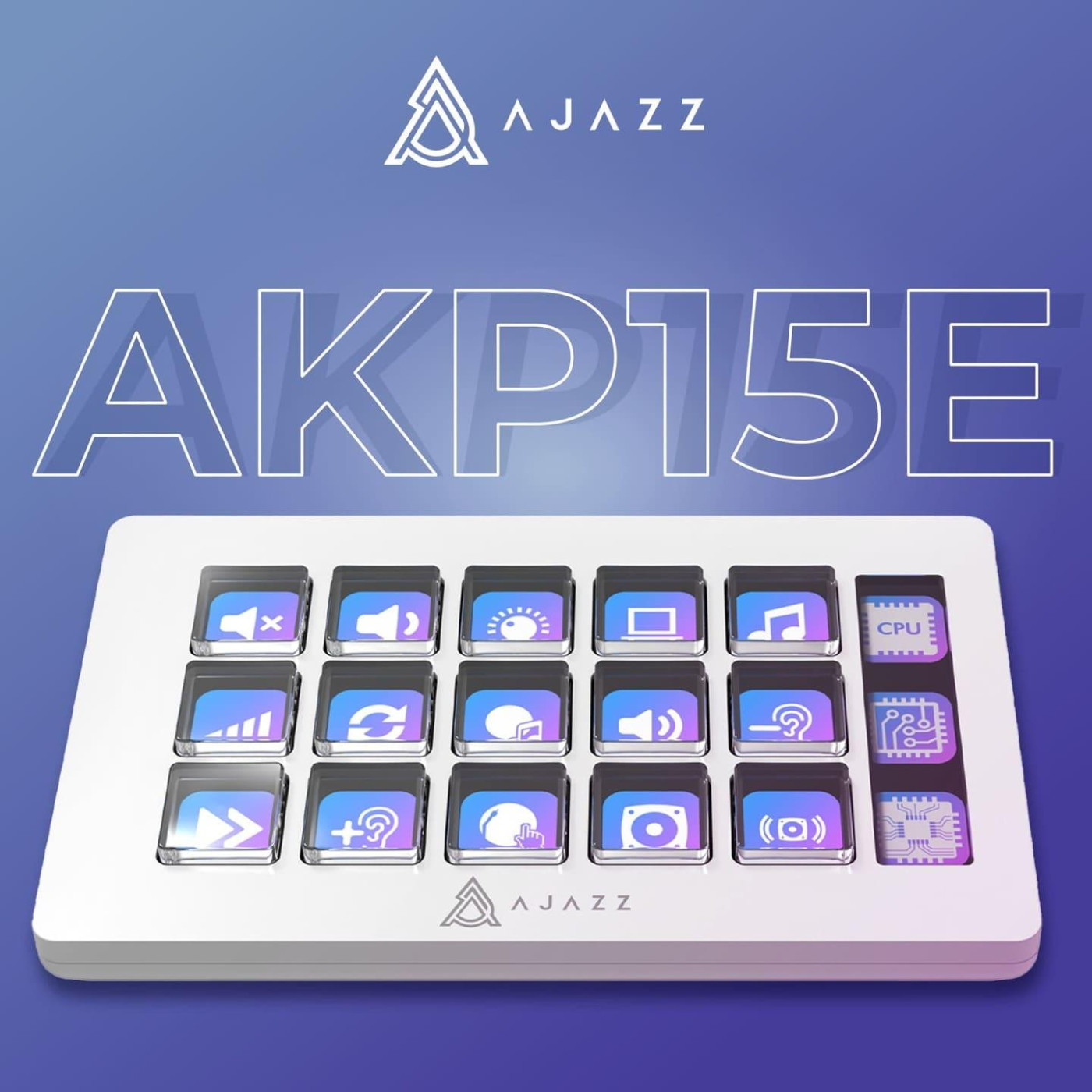 Контроллер Ajazz AKP153E White (AKP153E-W)