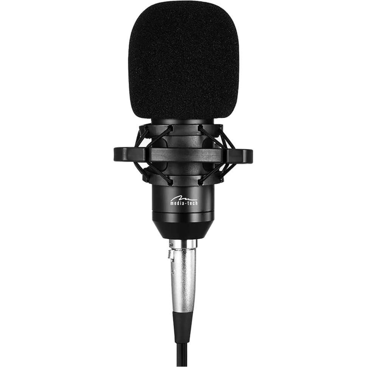 Ігровий стрім мікрофон Media-Tech Професійний набір XLR USB чорний
