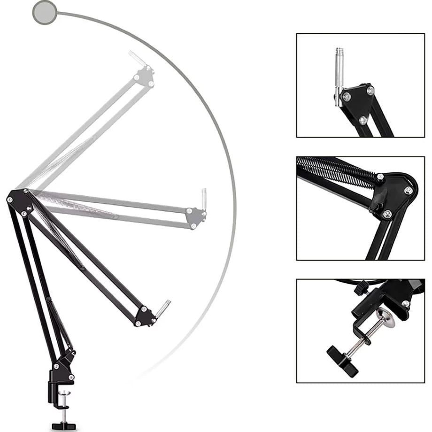 Ігровий стрім мікрофон Media-Tech Професійний набір XLR USB чорний