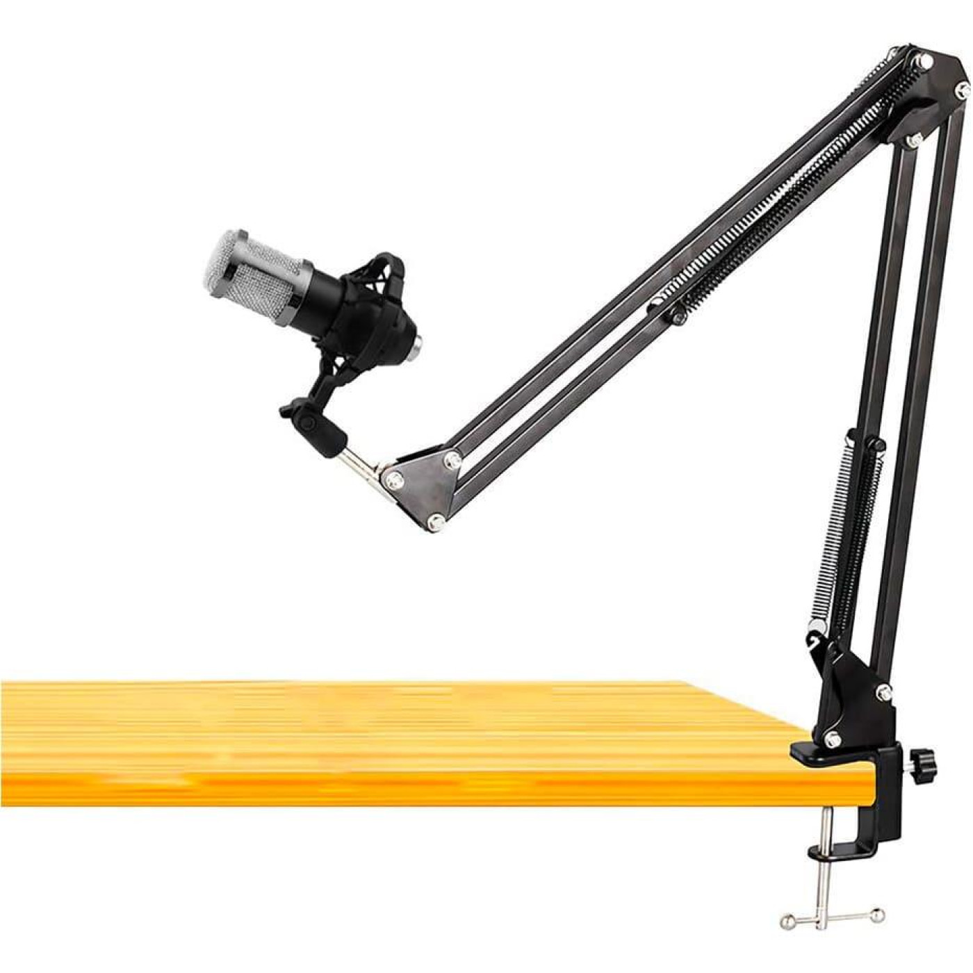 Ігровий стрим микрофон Media-Tech Професийний набир XLR USB сриблястий