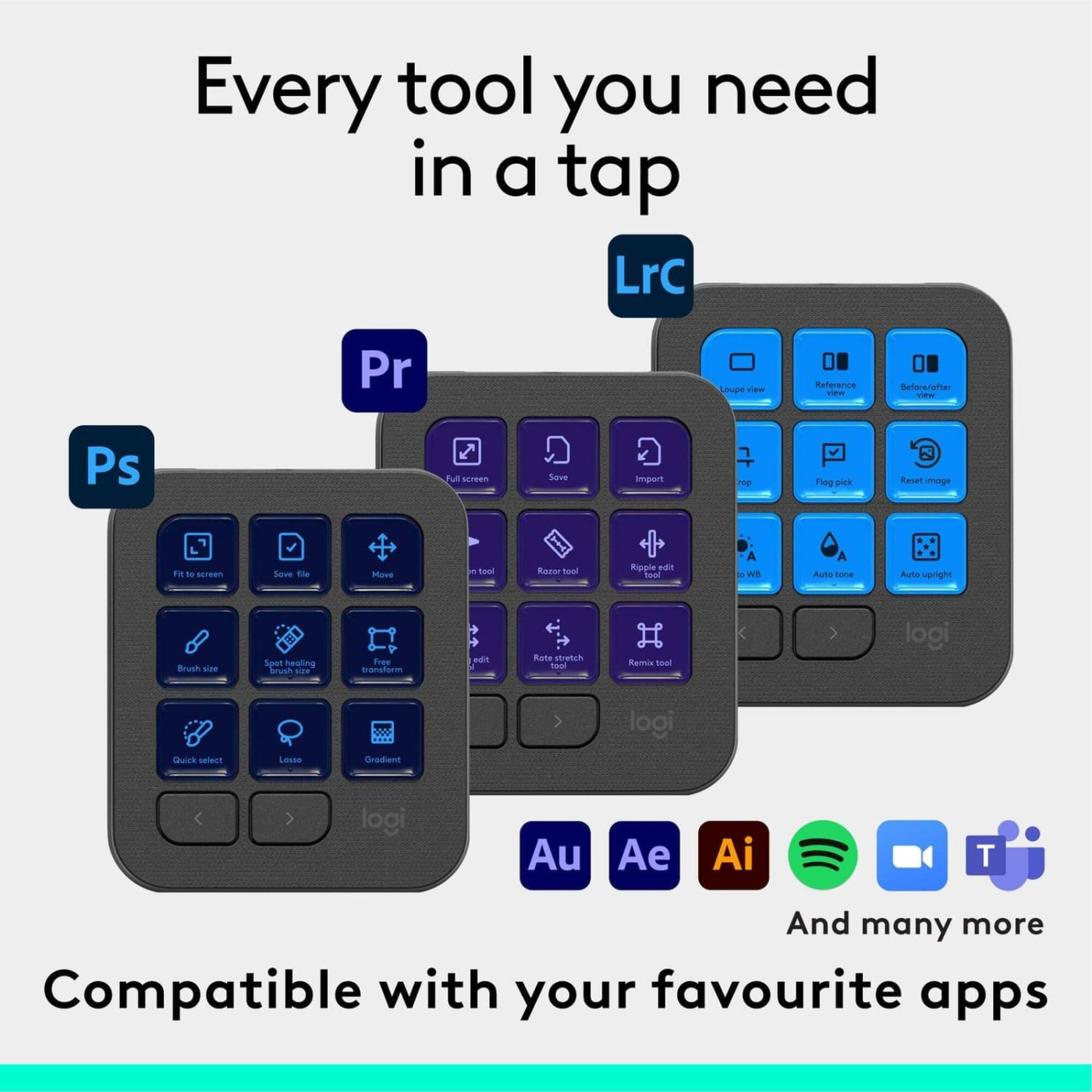 Контролер Logitech MX Creative Console Graphite