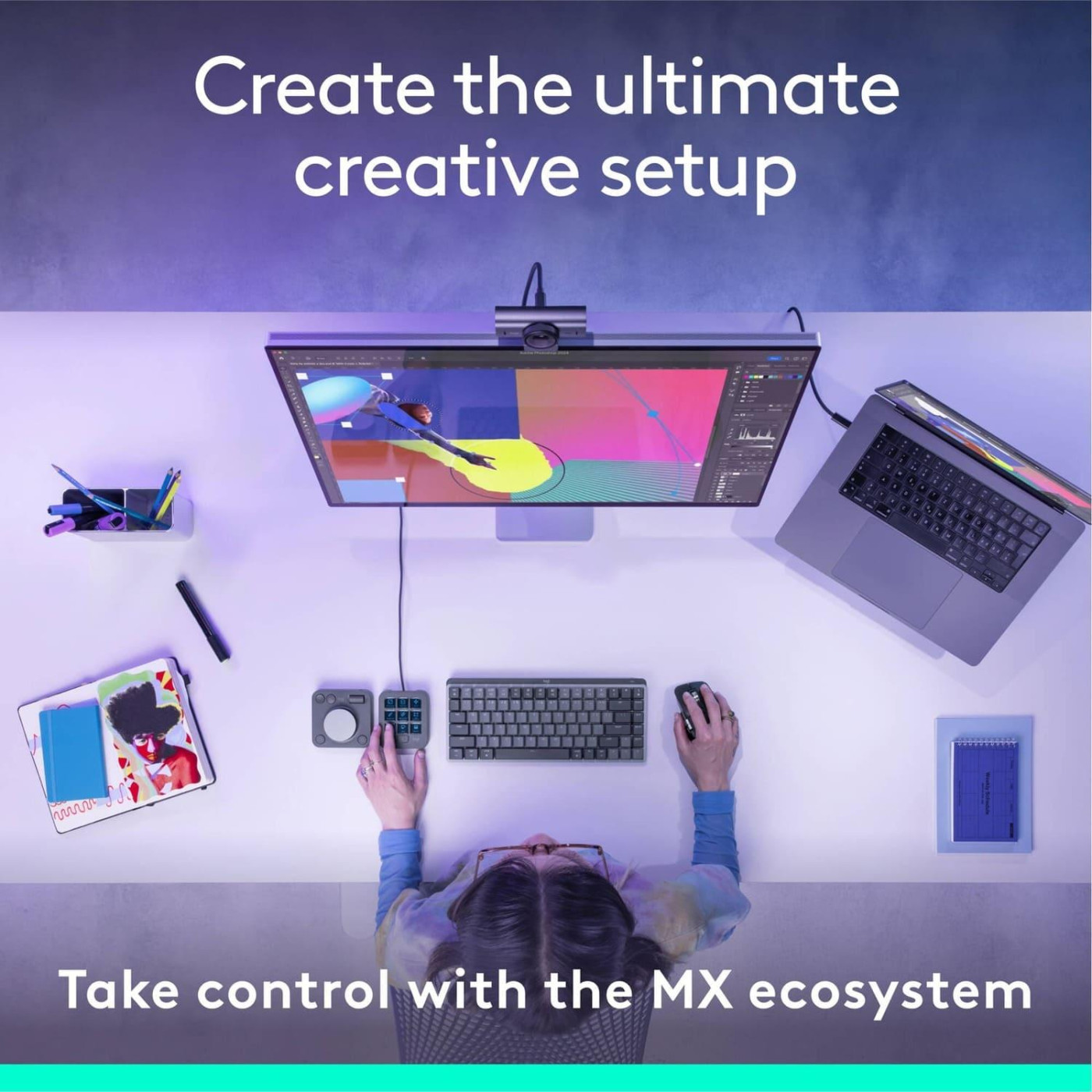 Контролер Logitech MX Creative Console Graphite
