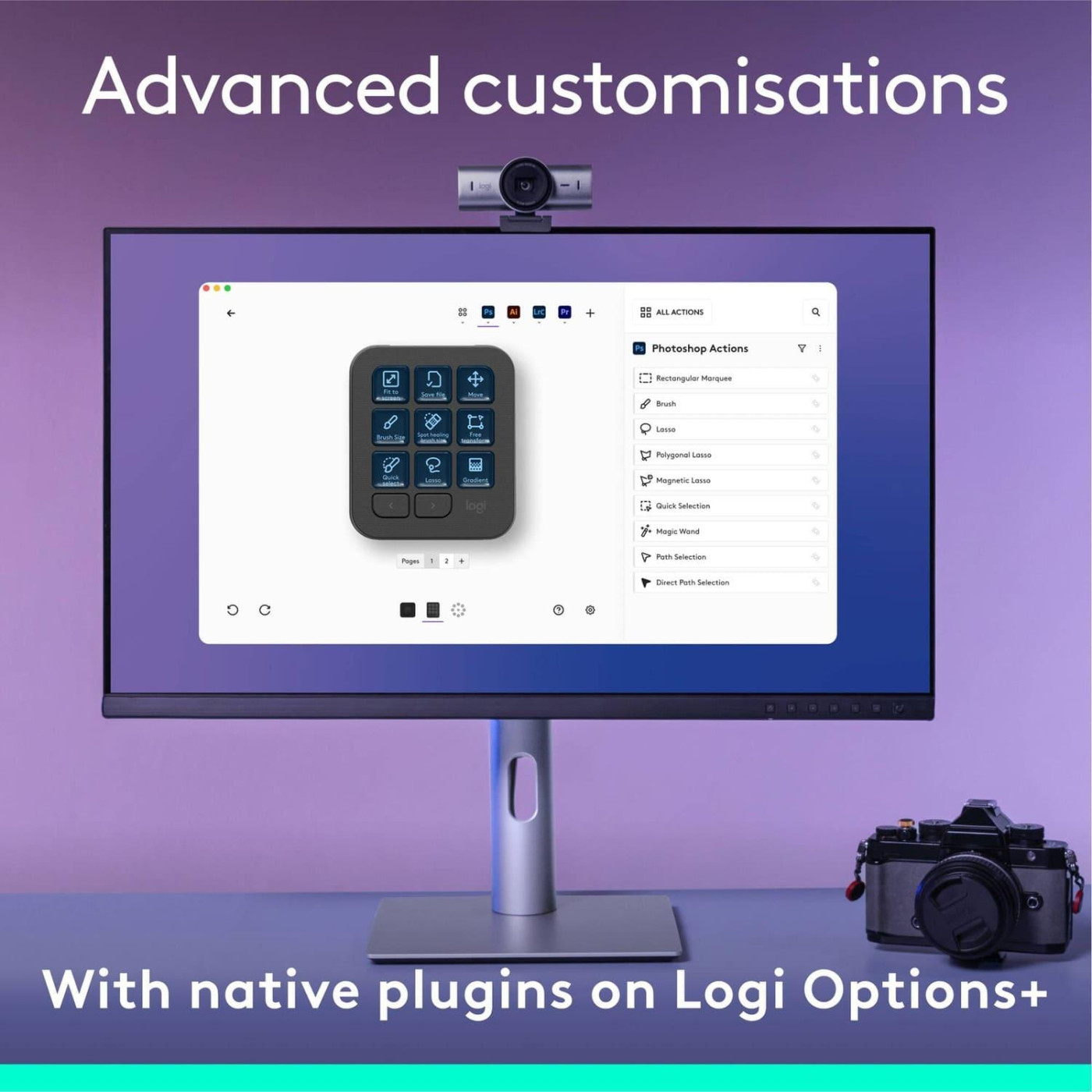 Контролер Logitech MX Creative Console Graphite