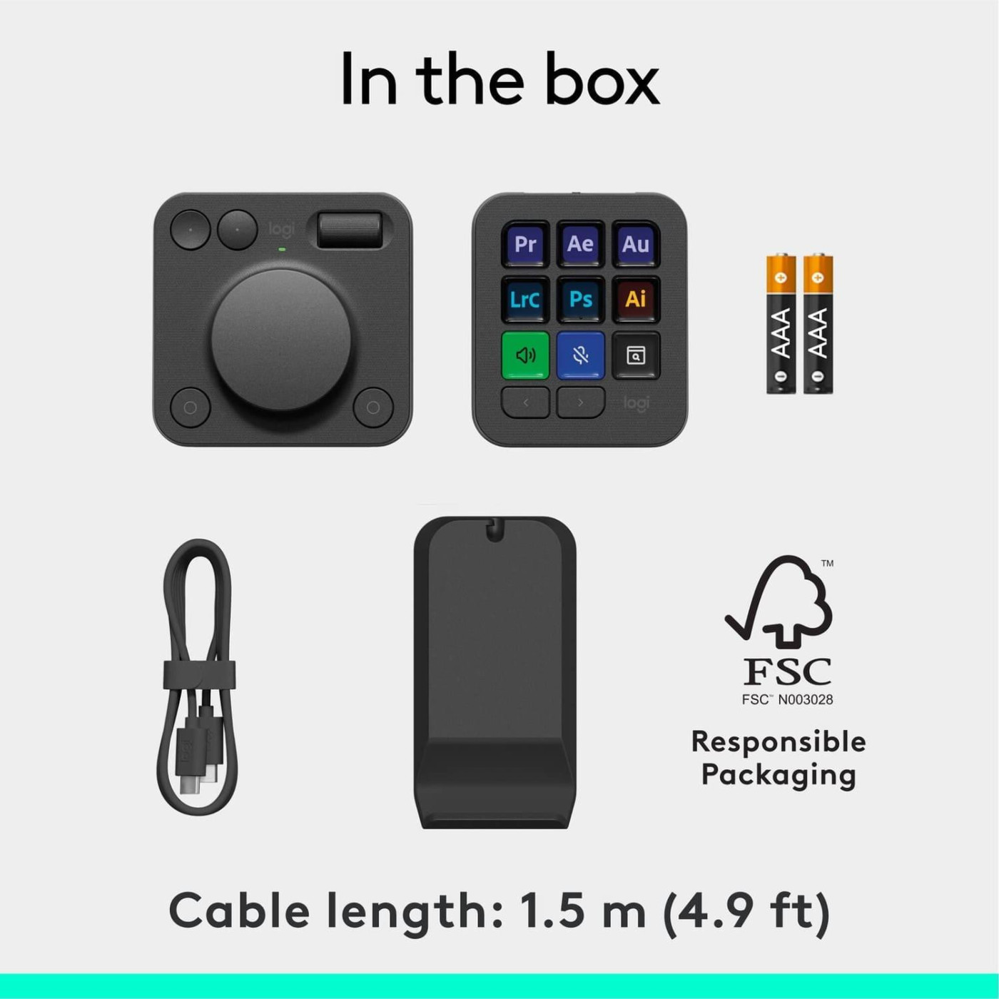 Контролер Logitech MX Creative Console Graphite