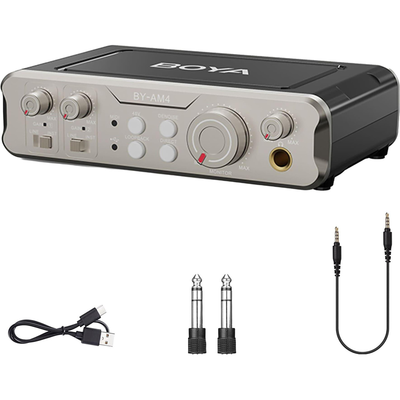 Аудиоинтерфейс BOYA BY-AM4