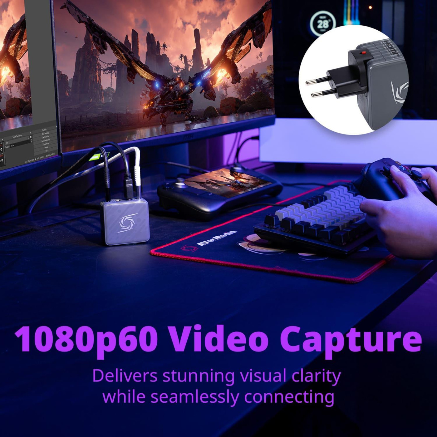 Устройство захвата видео AVerMedia GC313Pro ELITE GO Black