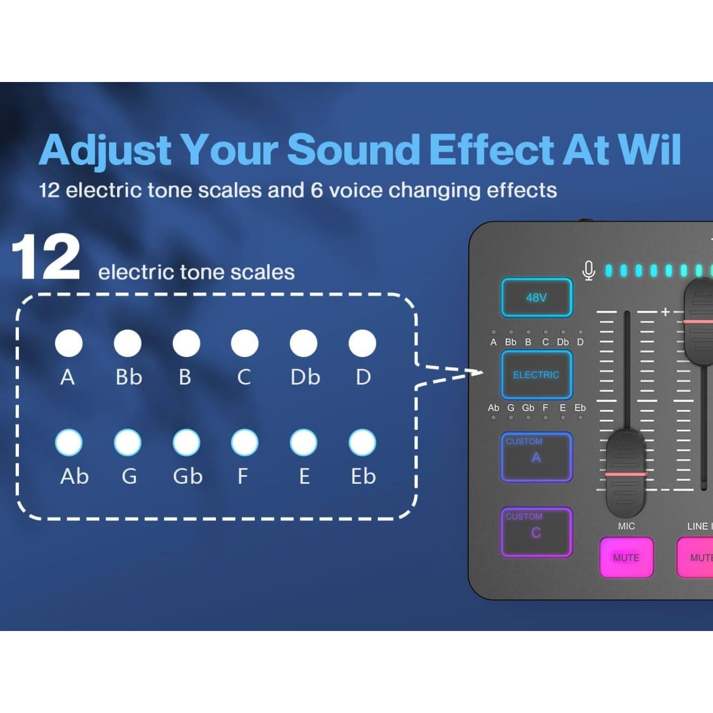 Мікшер Fifine SC3 Sound Card