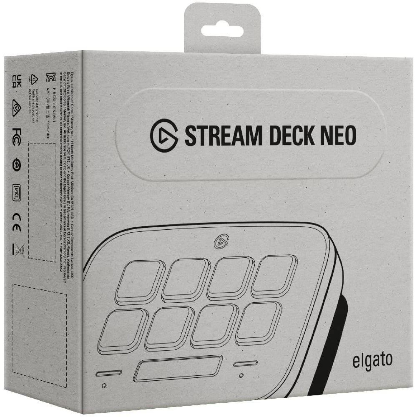Контроллер Elgato Stream Deck Neo White (10GBJ9901)