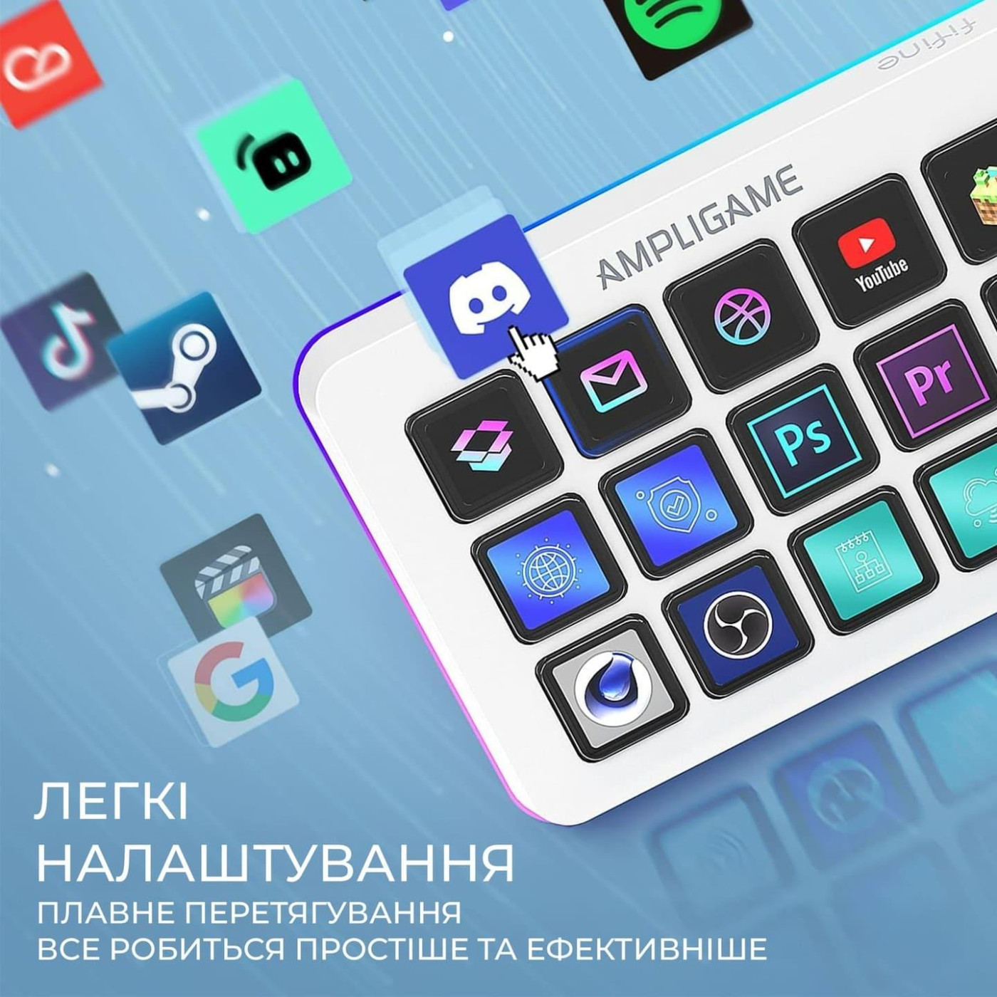 Контролер Fifine Stream Deck D6W
