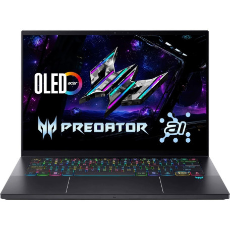 Ноутбук Acer 14.5 Predator Triton 14 AI PT14-52T-972D 2.8K OLED Touchscreen 120Hz/Intel Core Ultra 9-288V/32GB/1TB/RTX 5070/W11H/Charcoal Black (NH.U0