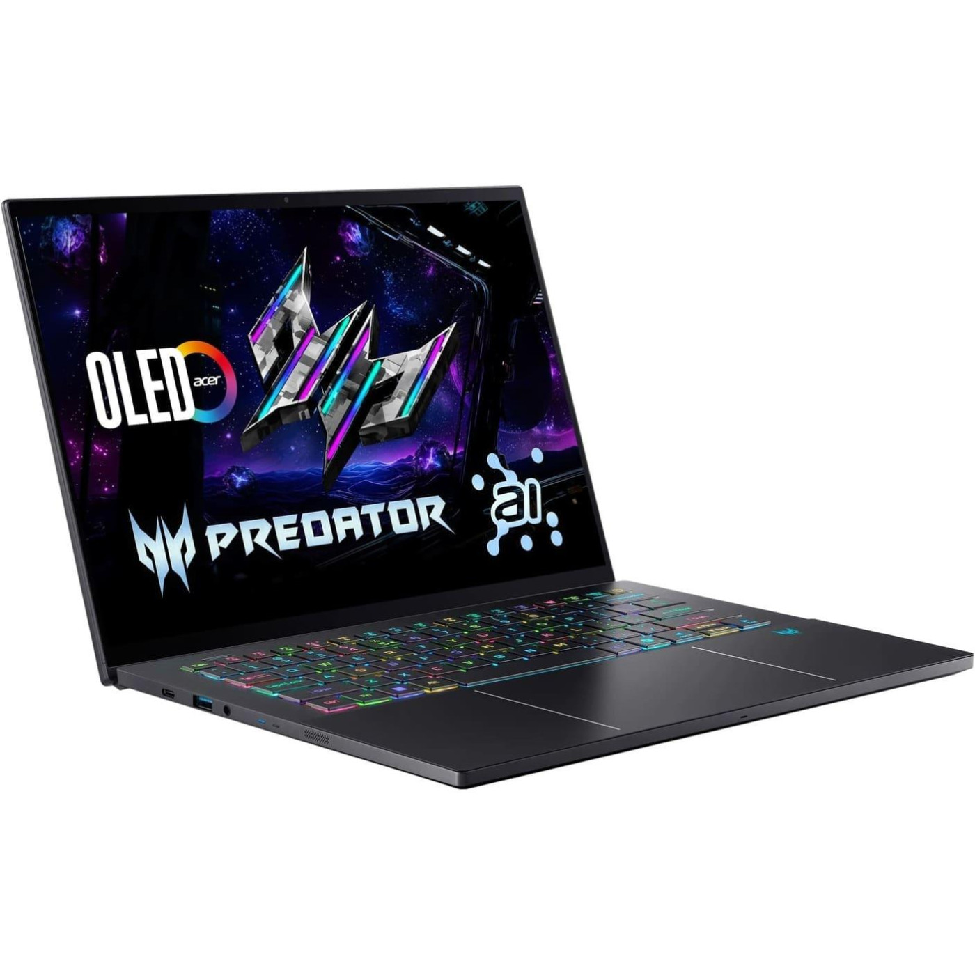 Ноутбук Acer 14.5 Predator Triton 14 AI PT14-52T-972D 2.8K OLED Touchscreen 120Hz/Intel Core Ultra 9-288V/32GB/1TB/RTX 5070/W11H/Charcoal Black (NH.U0