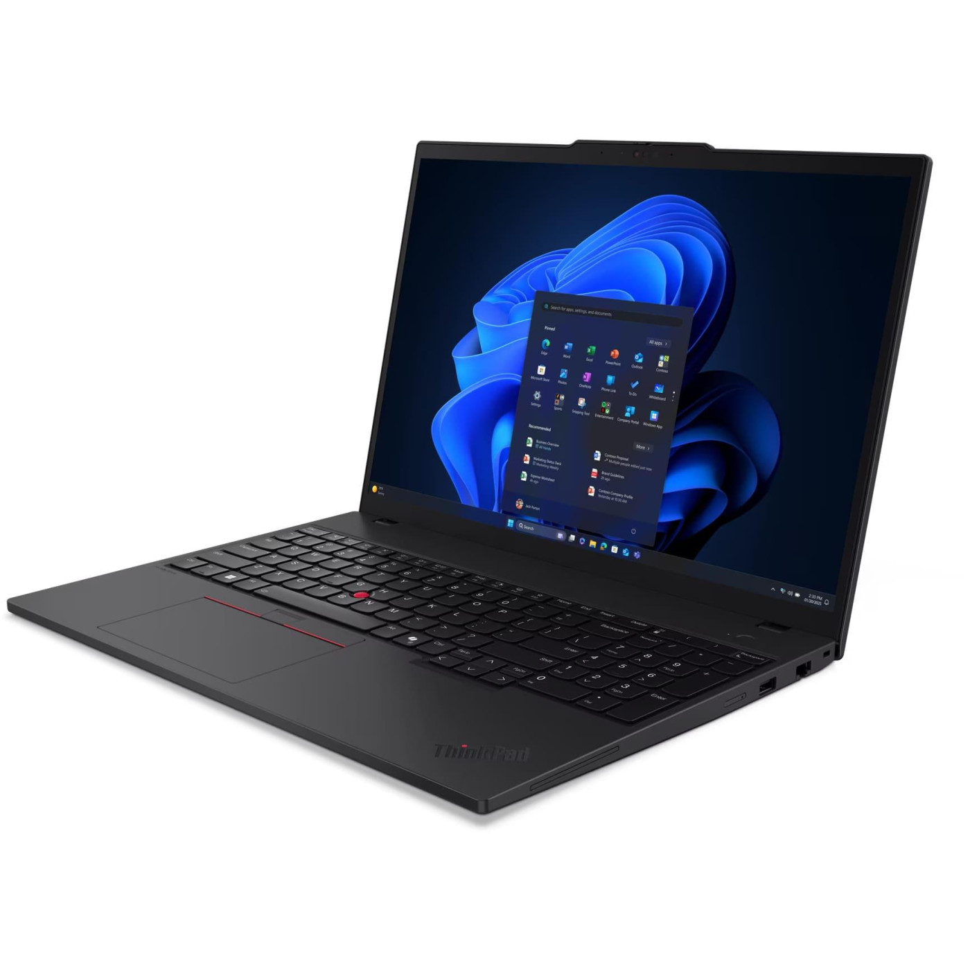 Ноутбук Lenovo 16 ThinkPad T16 Gen 4 FHD IPS/Intel U5-225U/16GB/512SSD/Intel Graphics/W11P/Black (21QE002TRA)