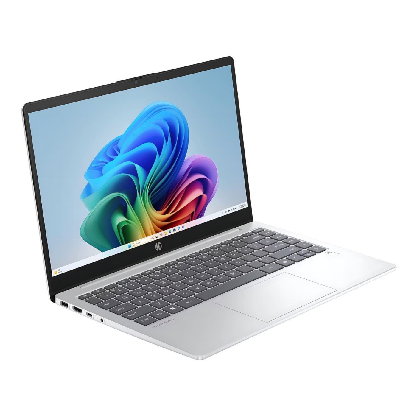 Ноутбук HP 14 OmniBook 3 14-ha0002ua FHD AG/AI 5 340/16GB/1TB/UMA/Win11/Silver (BV5U1EA)